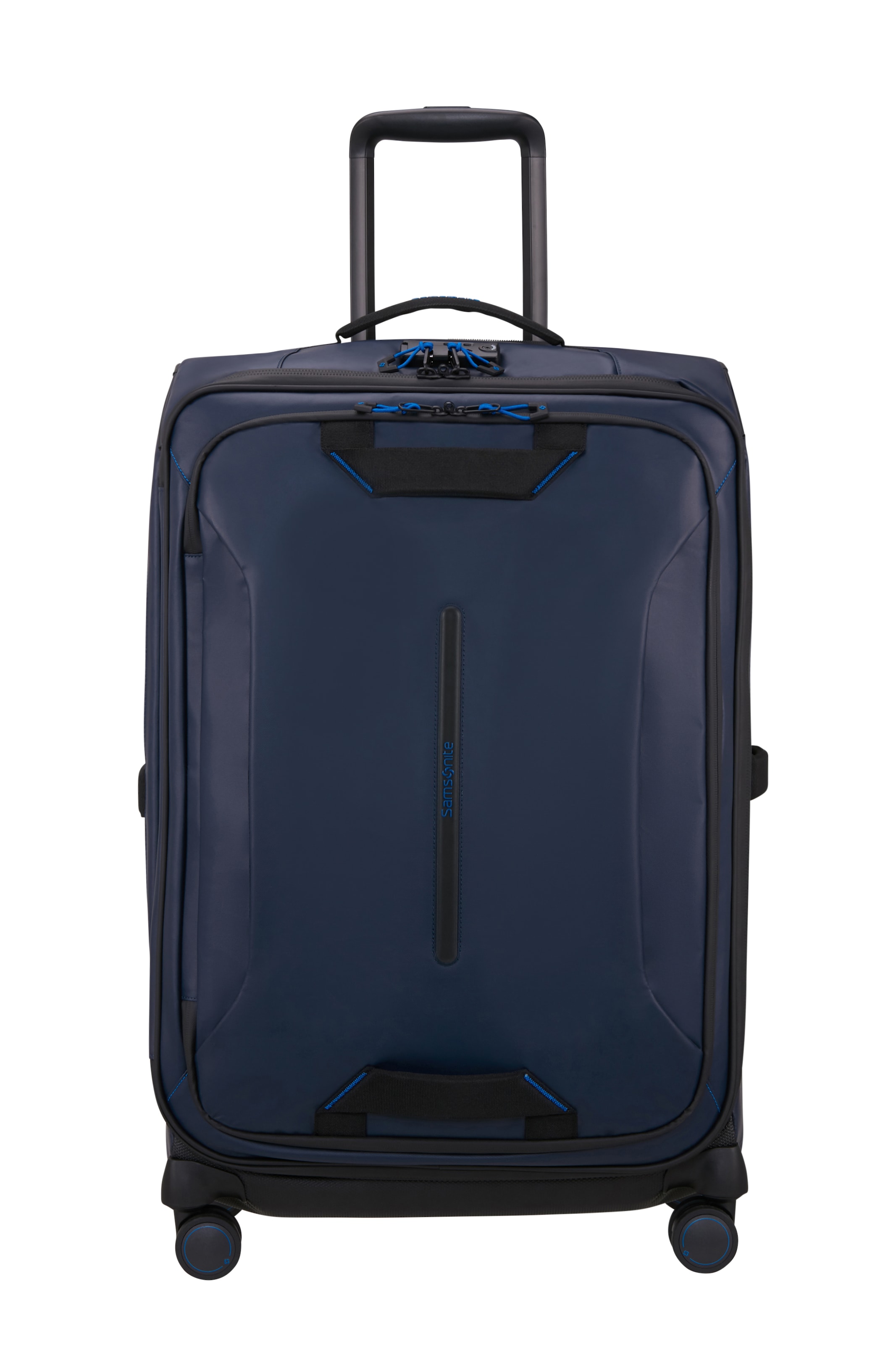 Samsonite Weichgepäck-Trolley »SPINNER DUFFLE« 80 l 4 Rollen Wasserabweisende Beschichtung, reflektierende Details für Sichtbarkeit