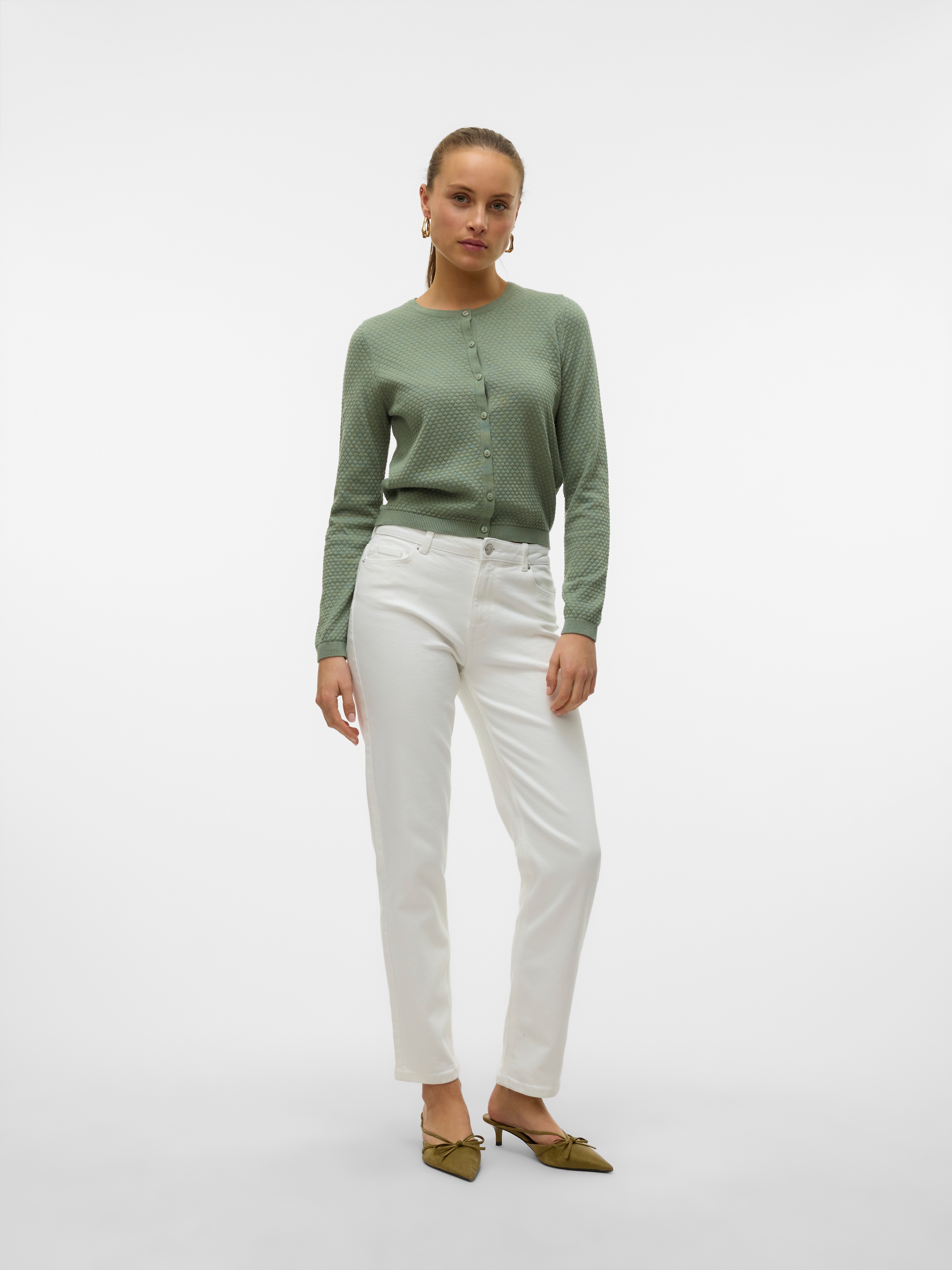 Vero Moda Strickjacke »VMCARE STRUCTURE LS BUTTON CARDIGAN«