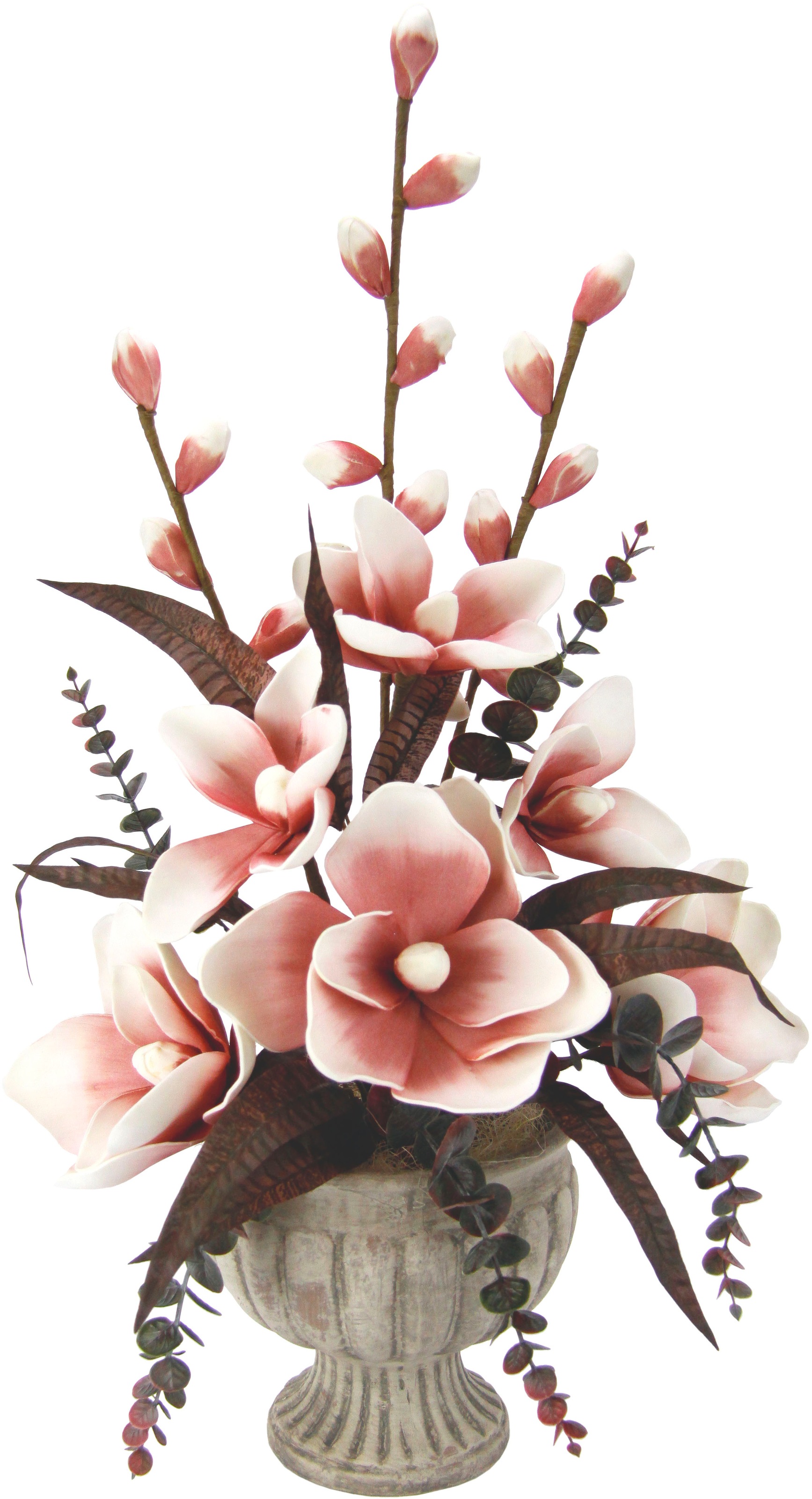 I.Ge.A. Kunstpflanze »Soft-Magnolie« in rosa, Größe B/H/L: 39 cm x 65 cm