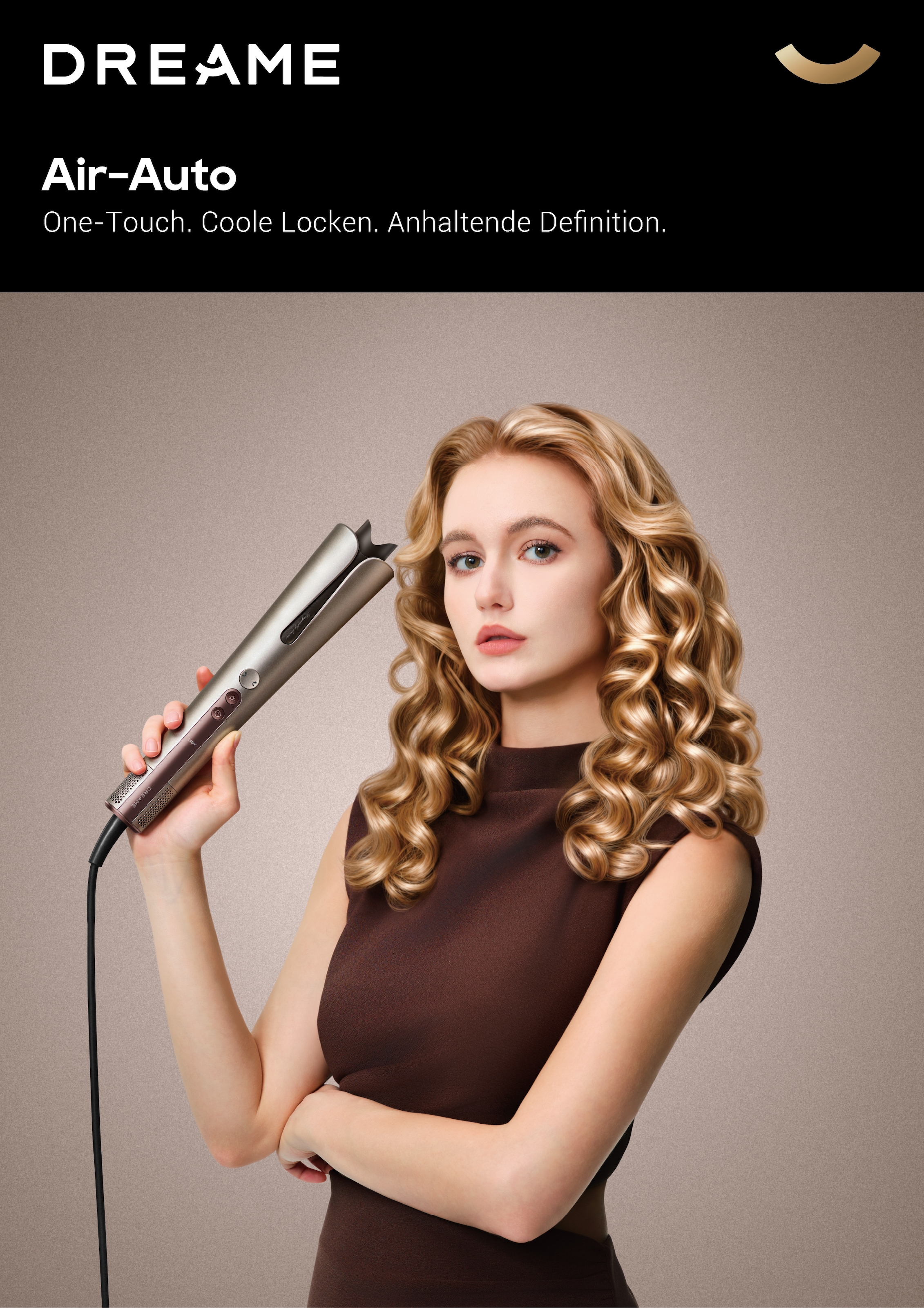 Dreame Lockenstyler »Air-Auto« Automatische Locken mit Ionenpflege und Kaltluft-Fixierung