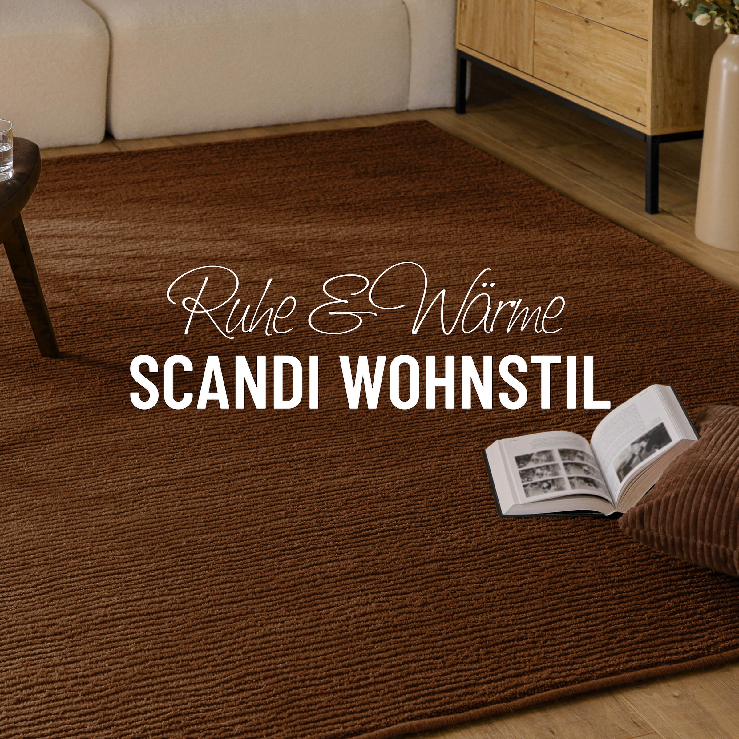 Wecon home Teppich »Castello ONE« rechteckig 7 mm Höhe Schurwolle, Kurzflor mit Hoch-Tief-Effekt, Wohnzimmer, Rautenmuster