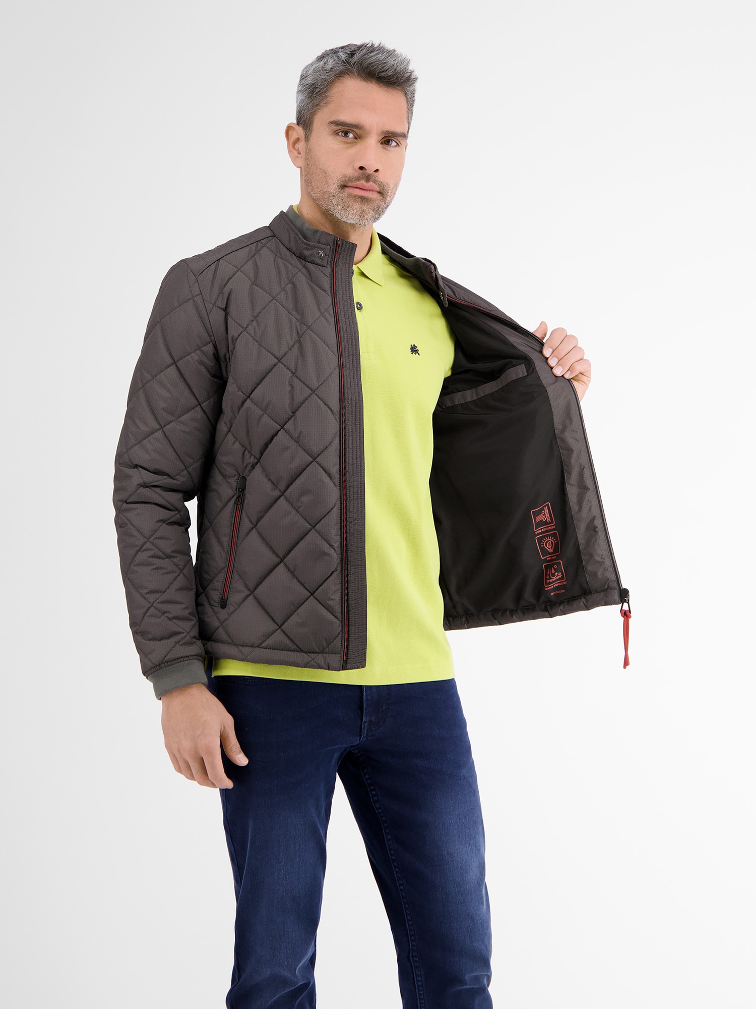 LERROS Steppjacke »LERROS Modisch gesteppter Blouson«, ohne Kapuze, Keine