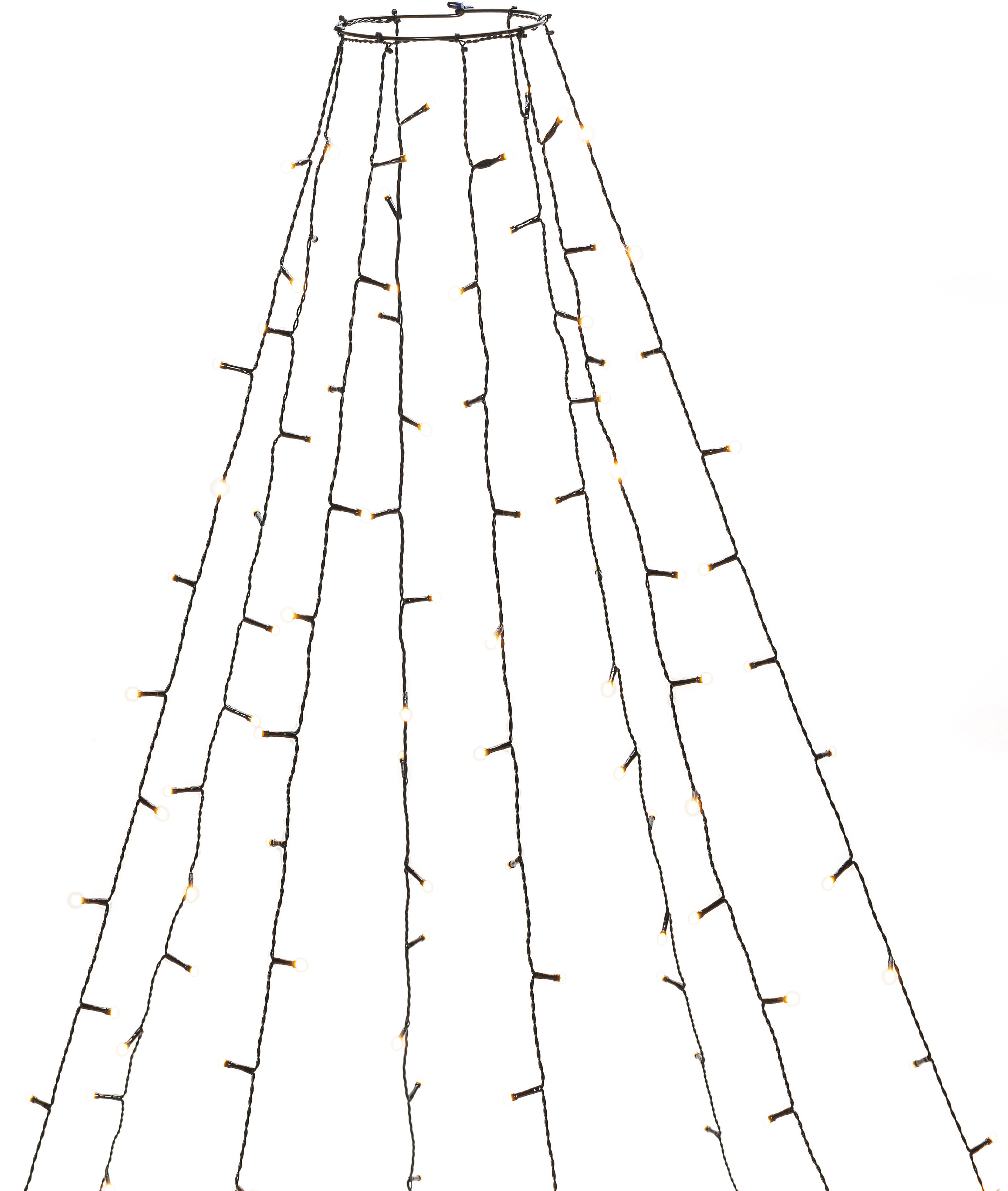 LED-Baummantel »Weihnachtsdeko aussen, Christbaumschmuck, 8h Timer, vormontiert«, Ring...
