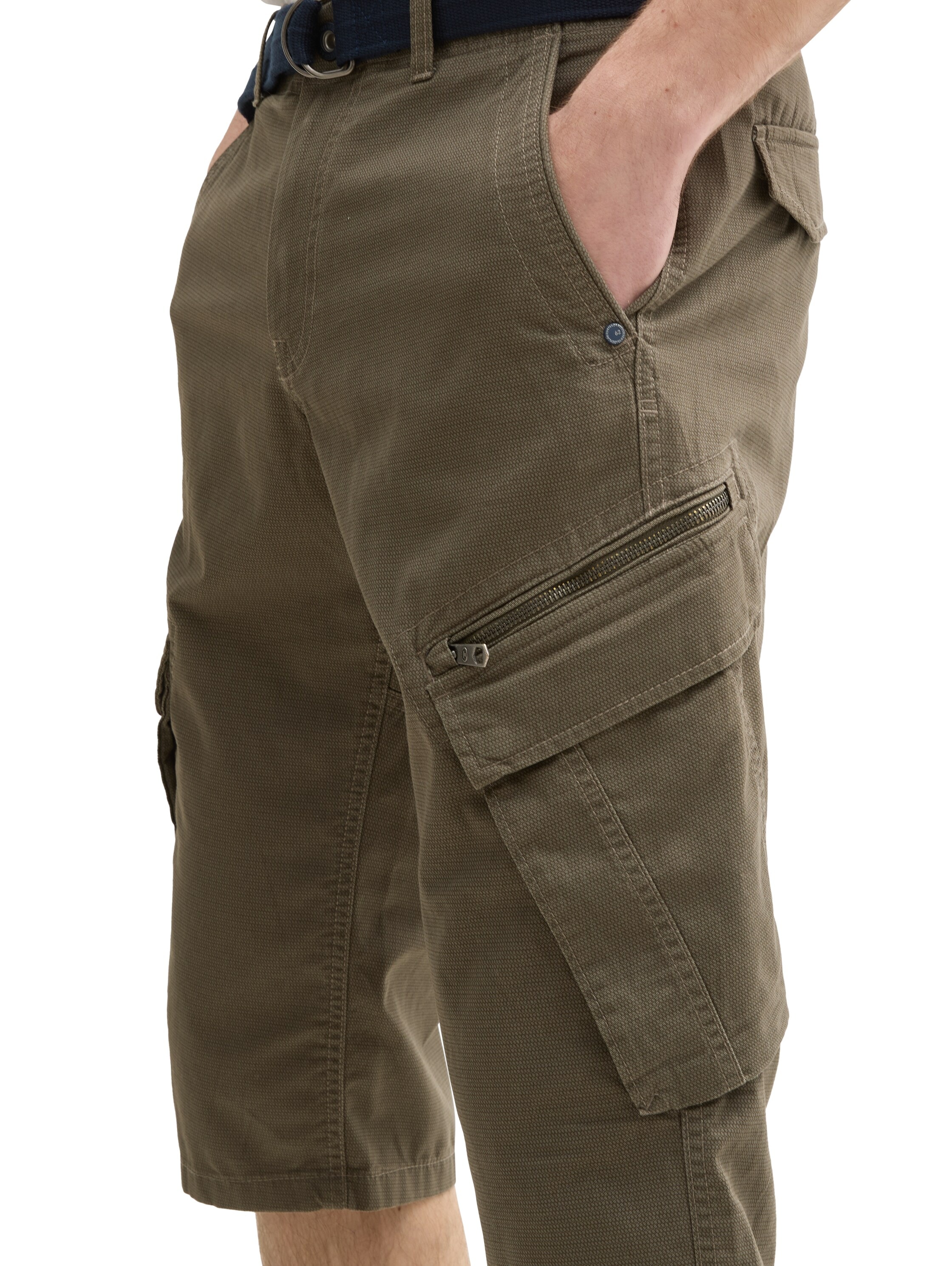 TOM TAILOR Cargoshorts, (Set, 2 tlg.), mit Gürtel