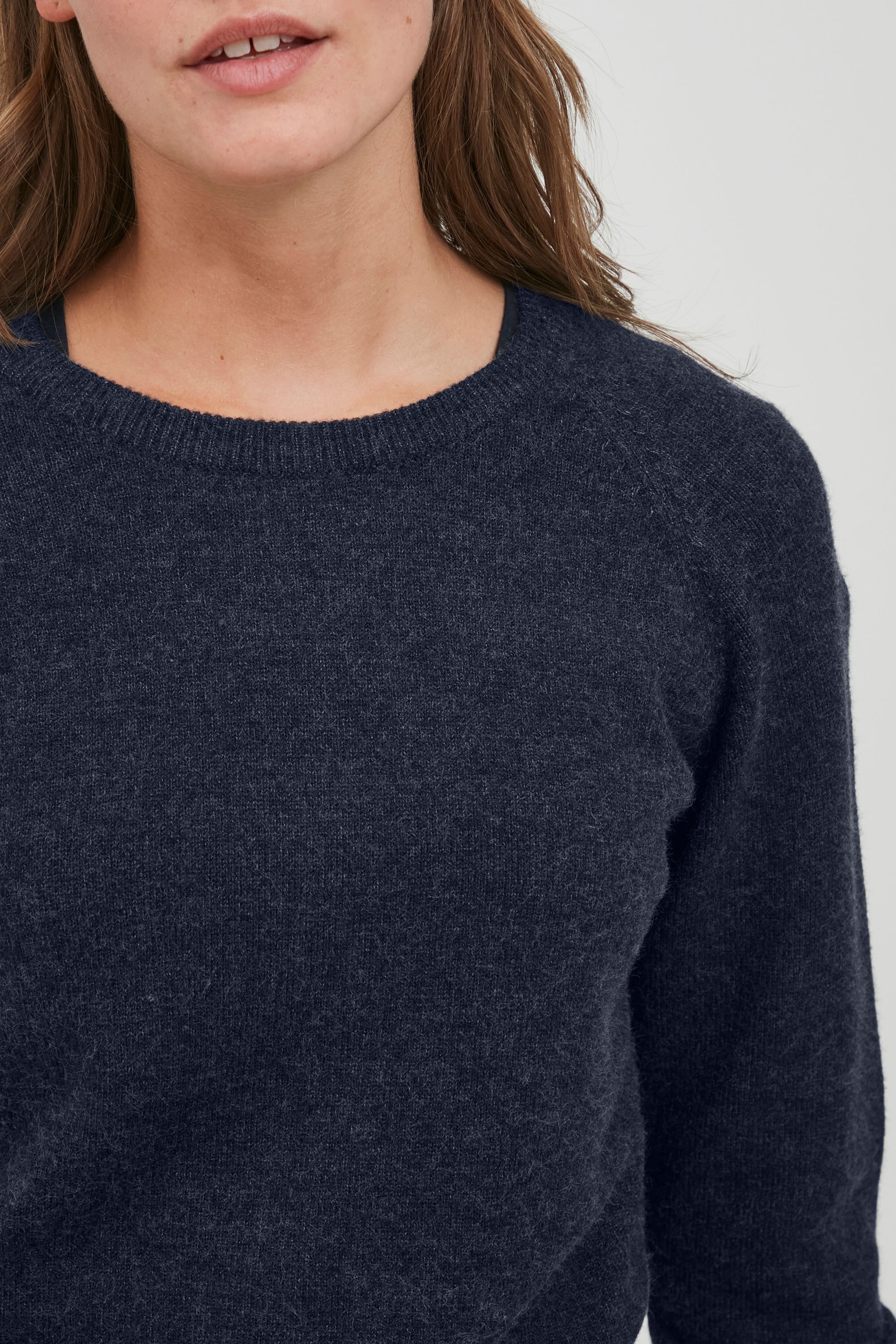 OXMO Strickfleece-Pullover »Strickpullover OXMaria«