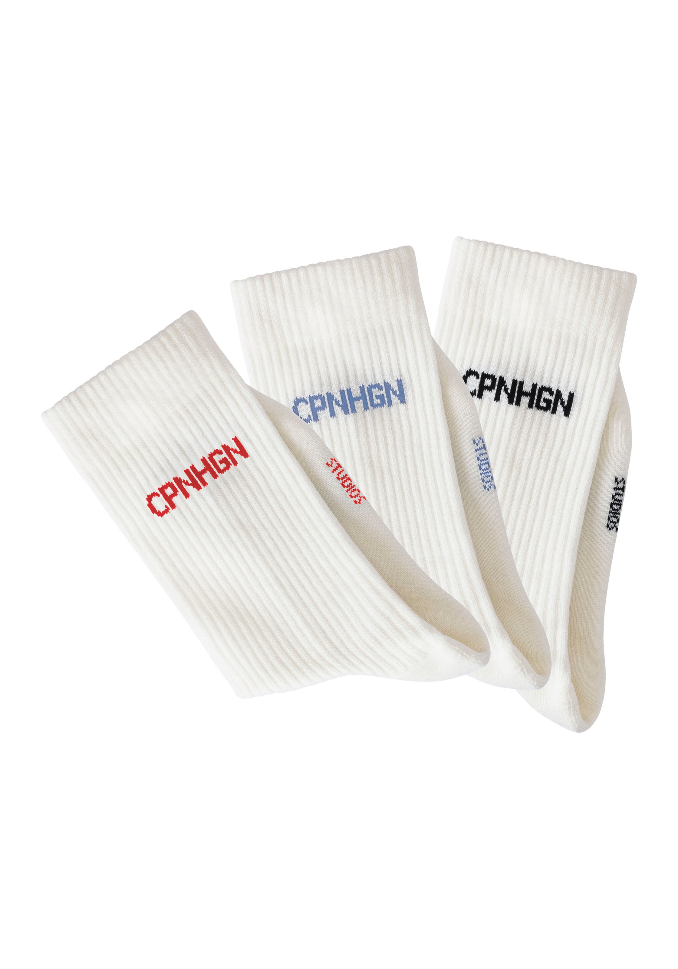 Copenhagen Studios Tennissocken, (Packung, 3 Paar), mit Halbfußfrottee