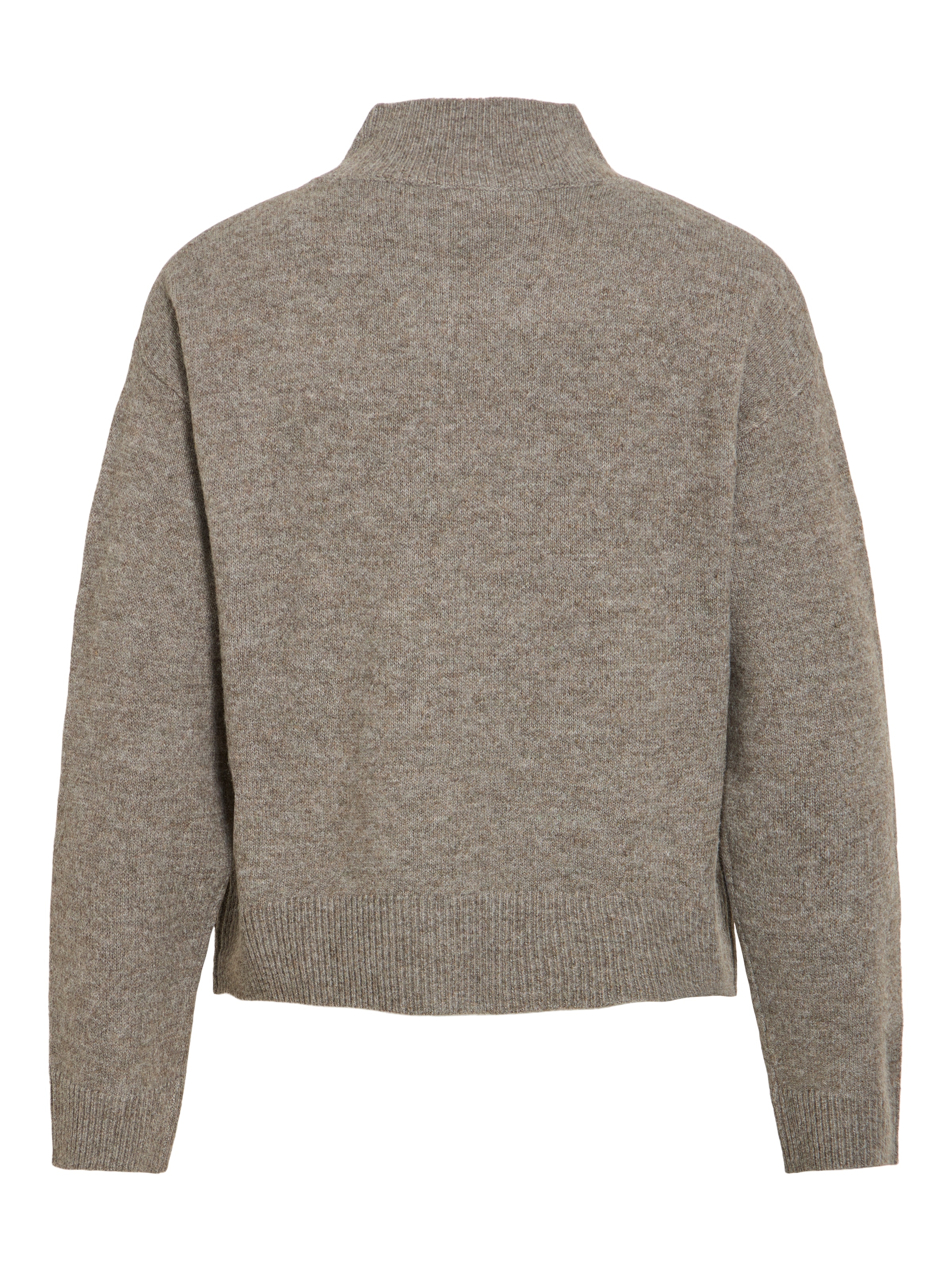 Vila Strickpullover »VIAYLIN HIGHNECK L/S KNIT TOP/PB« Materialmix,