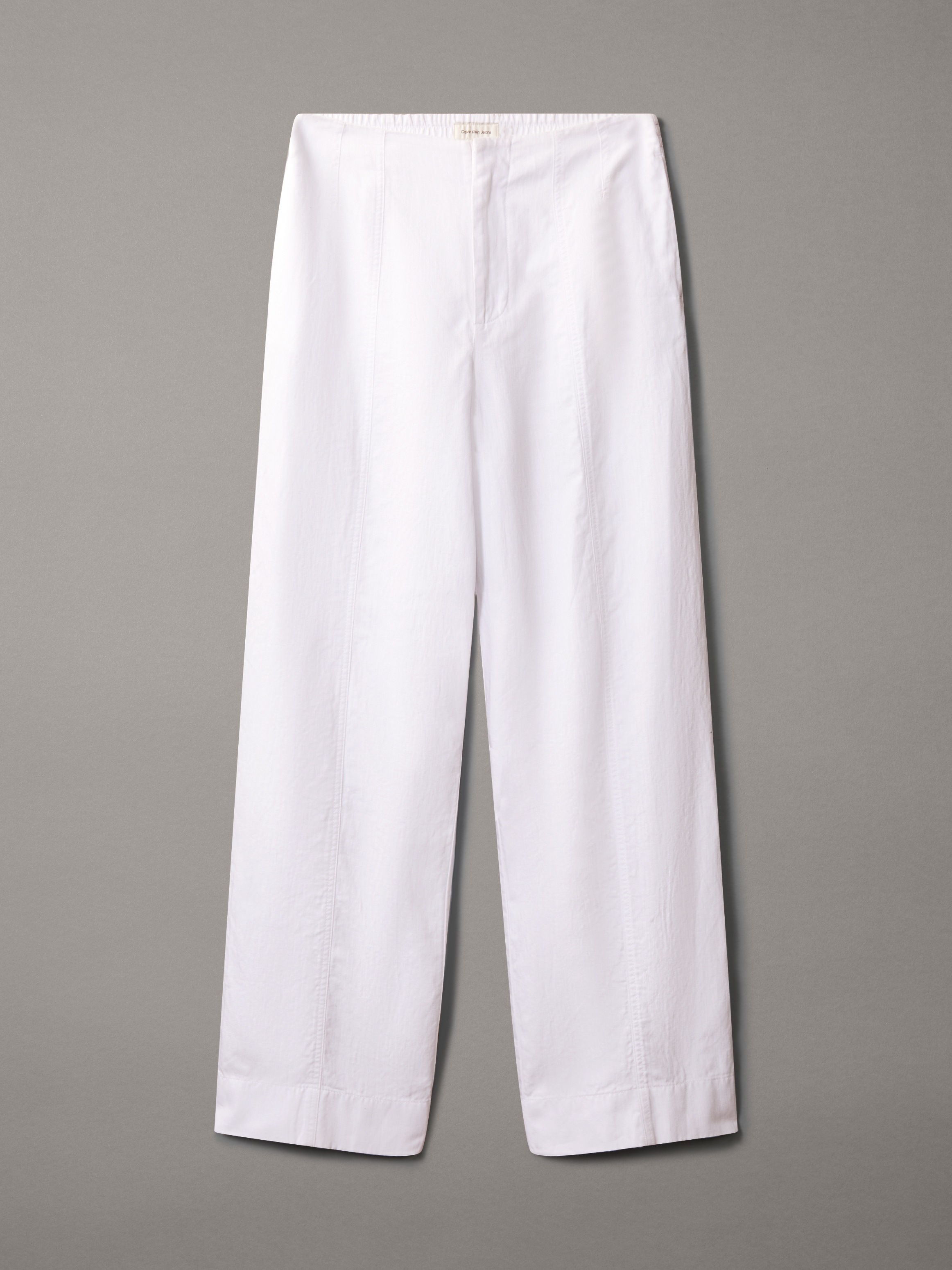 Calvin Klein Jeans Leinenhose »SOFT LINEN PANT«, mit Logo-Label