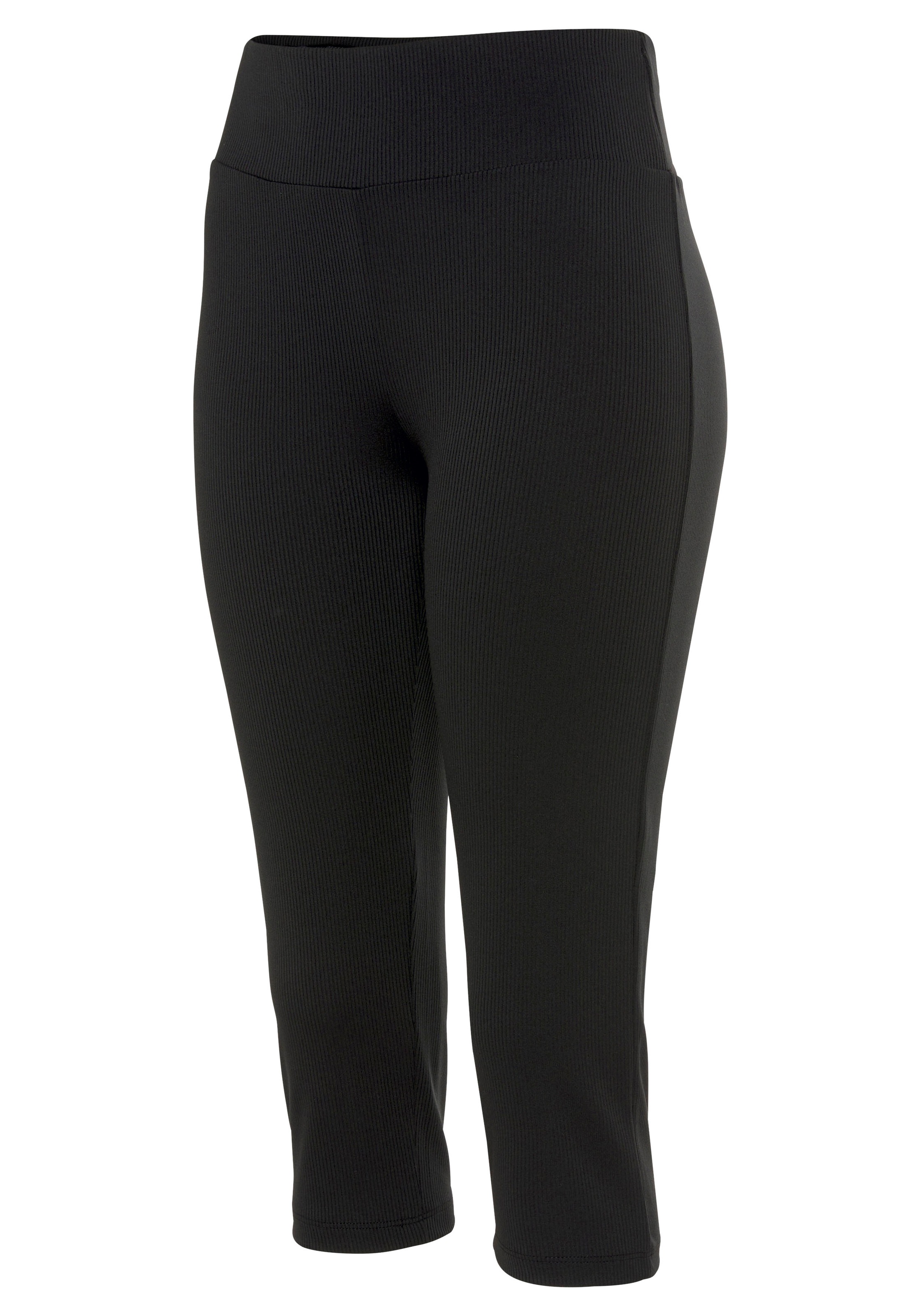 LASCANA ACTIVE Caprileggings, mit Rippstruktur