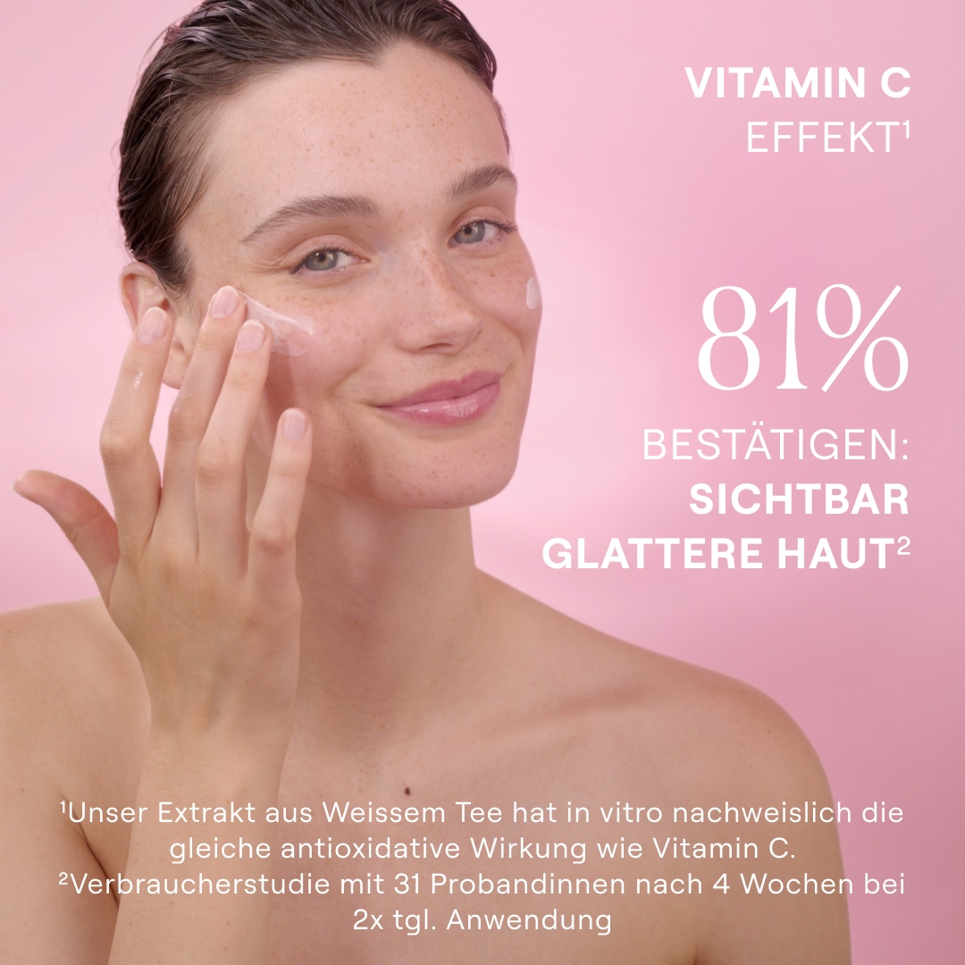 WELEDA Gesichtspflege »Weleda Glättende Tagespflege Wildrose & Weisser Tee« sofortiger Feuchtigkeitsboost, für alle Hauttypen