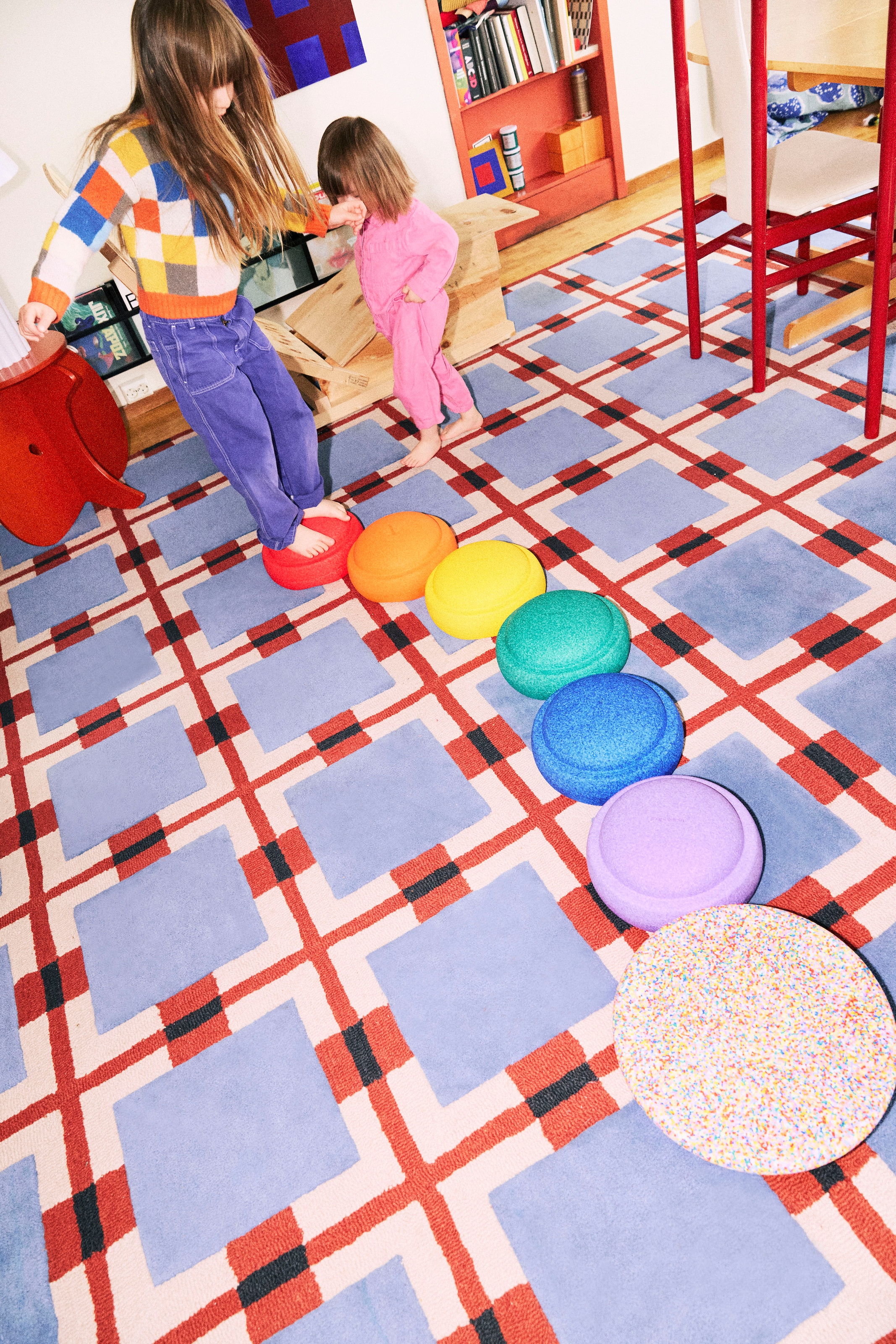 Stapelstein Balancetrainer »Stapelstein® Rainbow Set classic« inklusive Balance Board