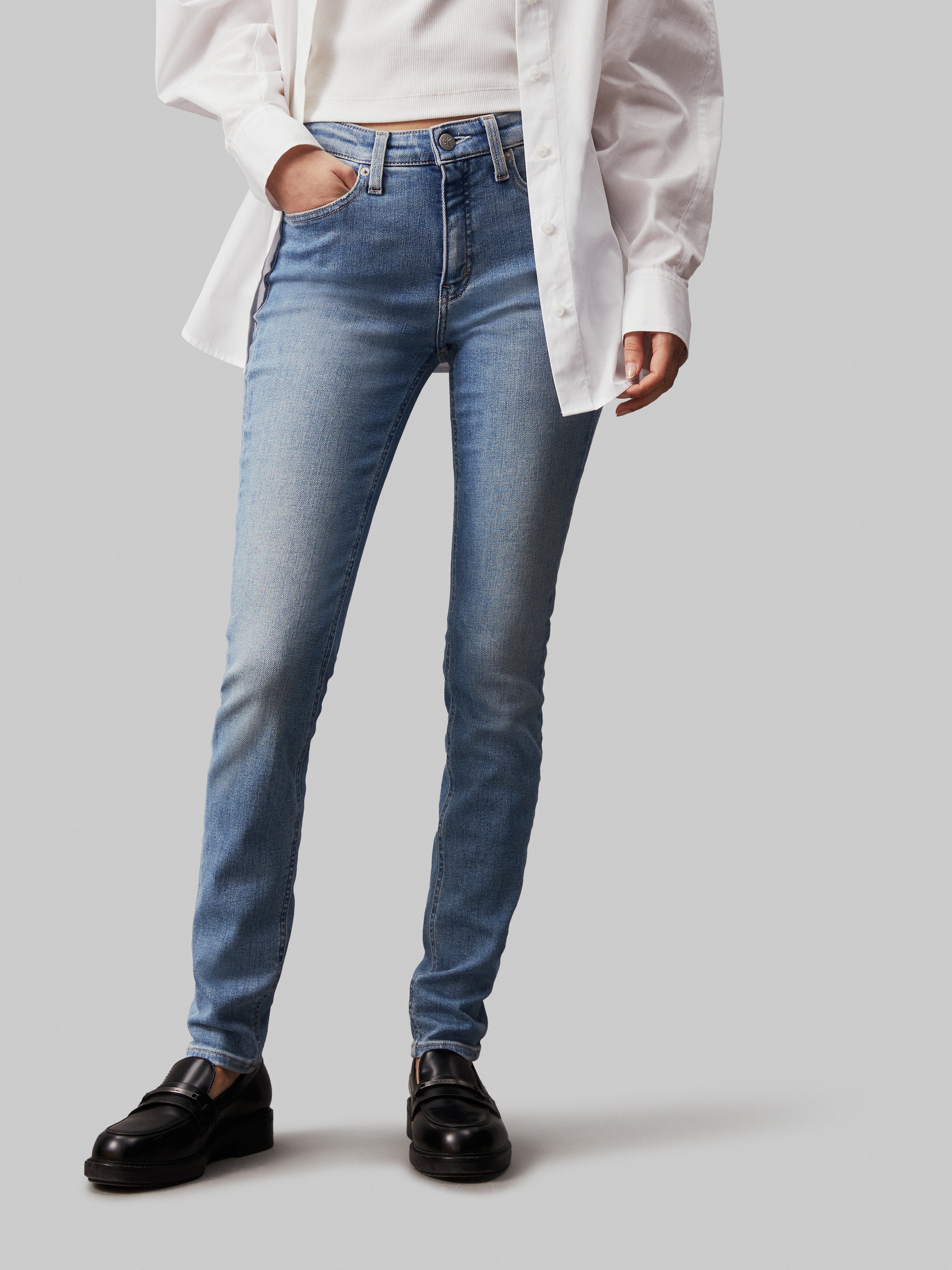 Calvin Klein Jeans Skinny-fit-Jeans »MID RISE SKINNY«, im 5-Pocket-Style