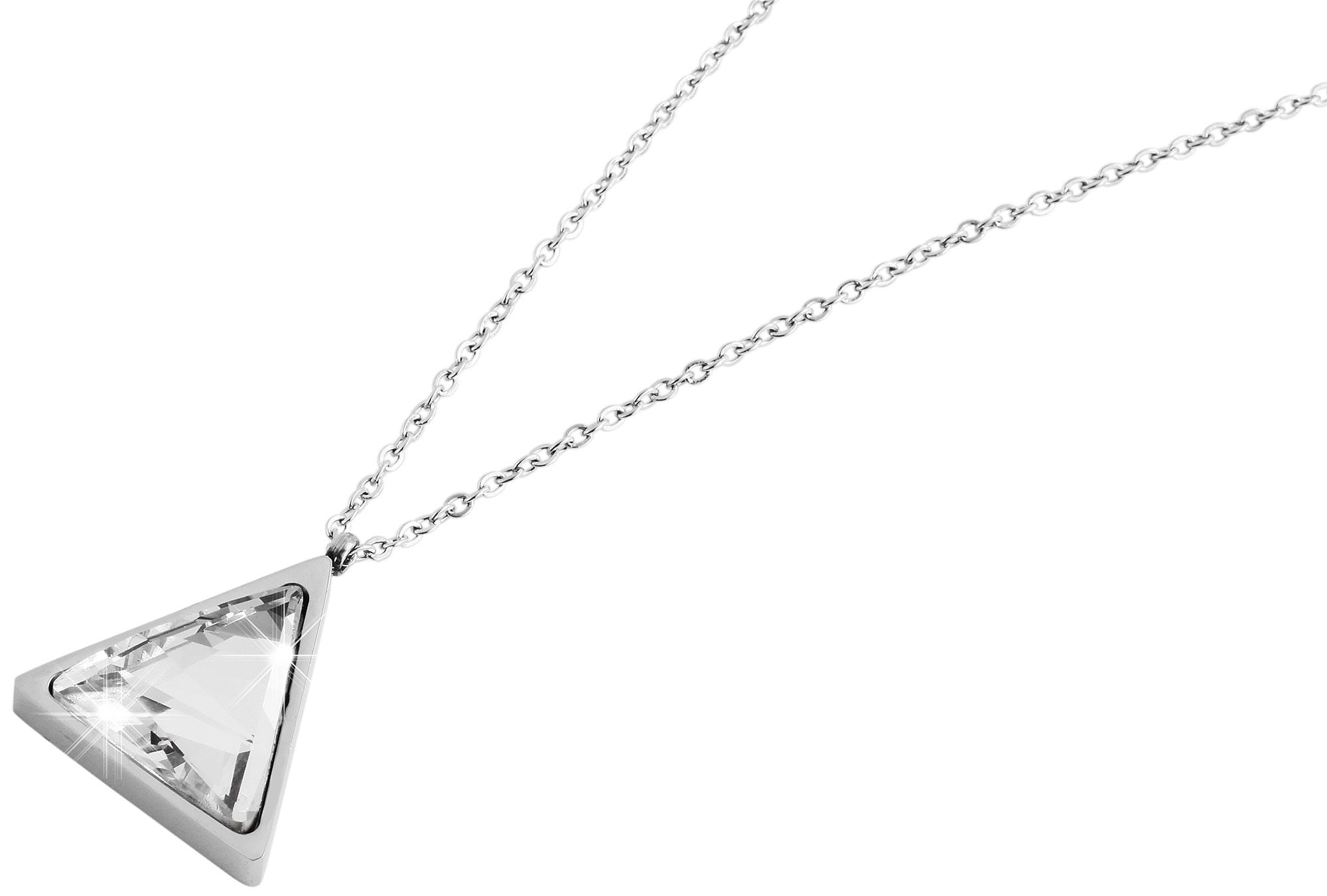 Adelia´s Gliederkette »Damen Halskette ¿ Ankerkette aus Edelstahl 43 cm«