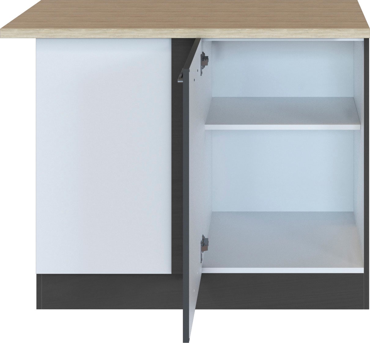 KOCHSTATION Küche »KS-Mali«, Stellbreite 210/110 cm, mit E-Geräten