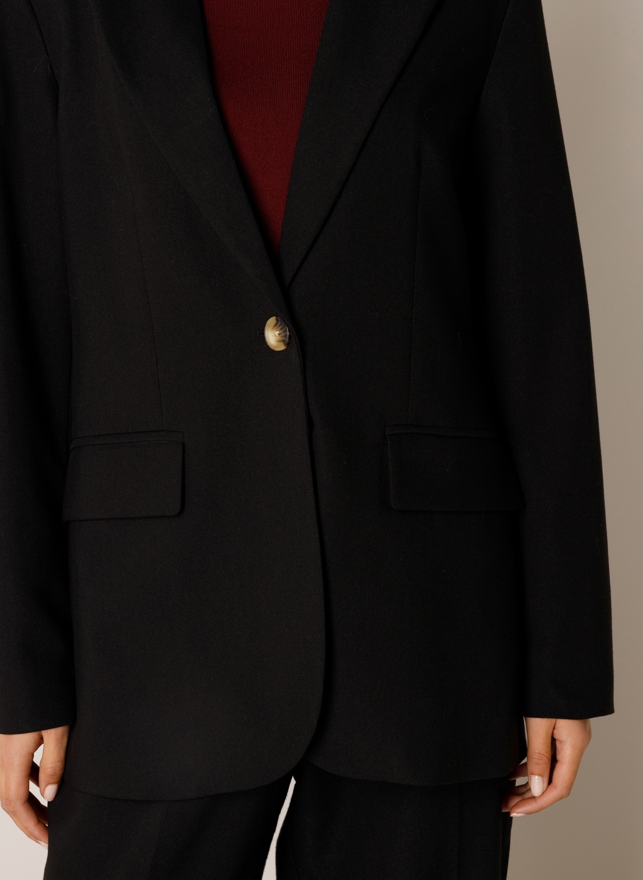 Base Level Jackenblazer »Yella« mit 1-Knopf-Verschluss und Viskose