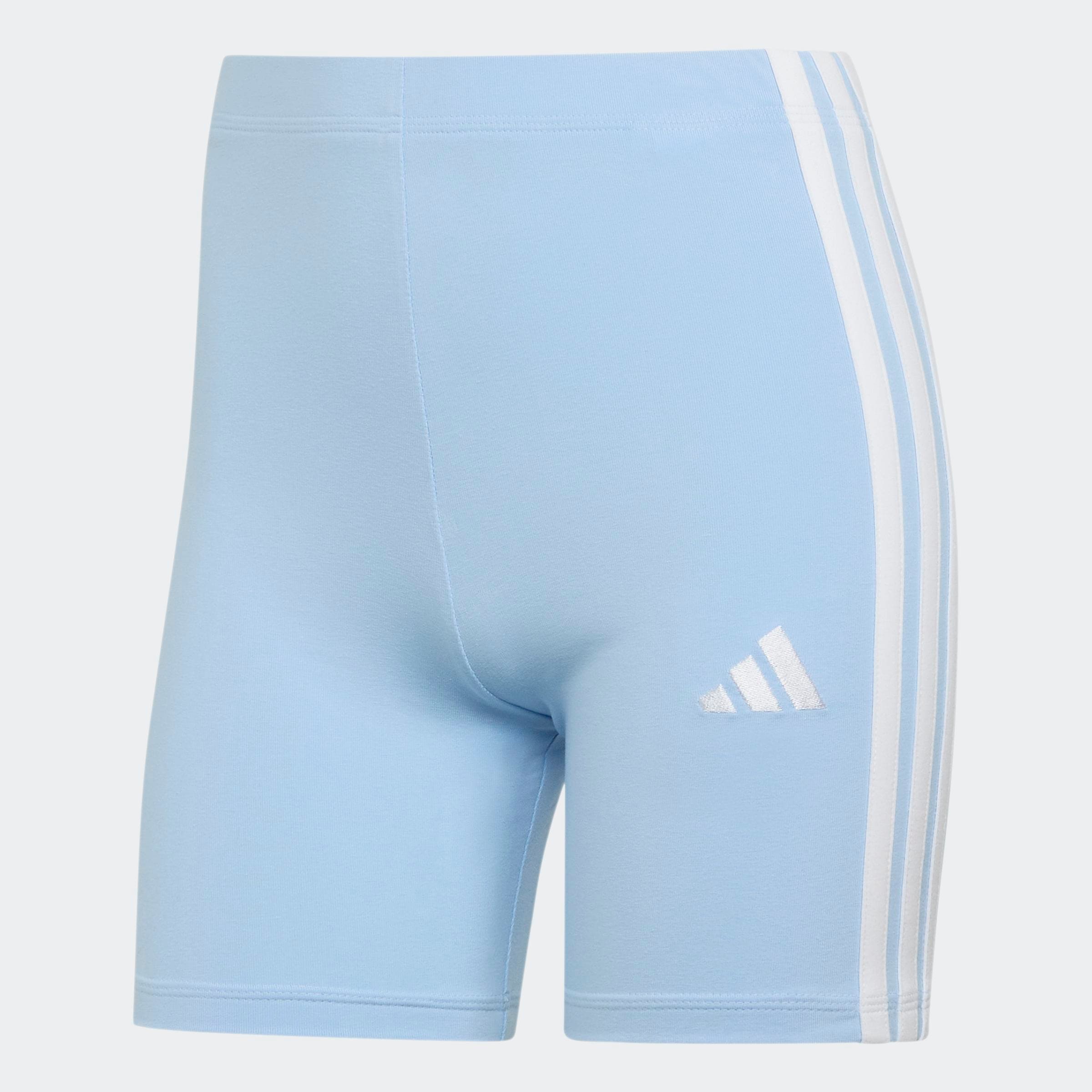 adidas Sportswear Trainingstights »ESSENTIALS 3-STREIFEN HIGH WAISTED KURZE LEGGINGS«  kurze Leggings, mittelhoher Bund, flacher, elastischer Bund