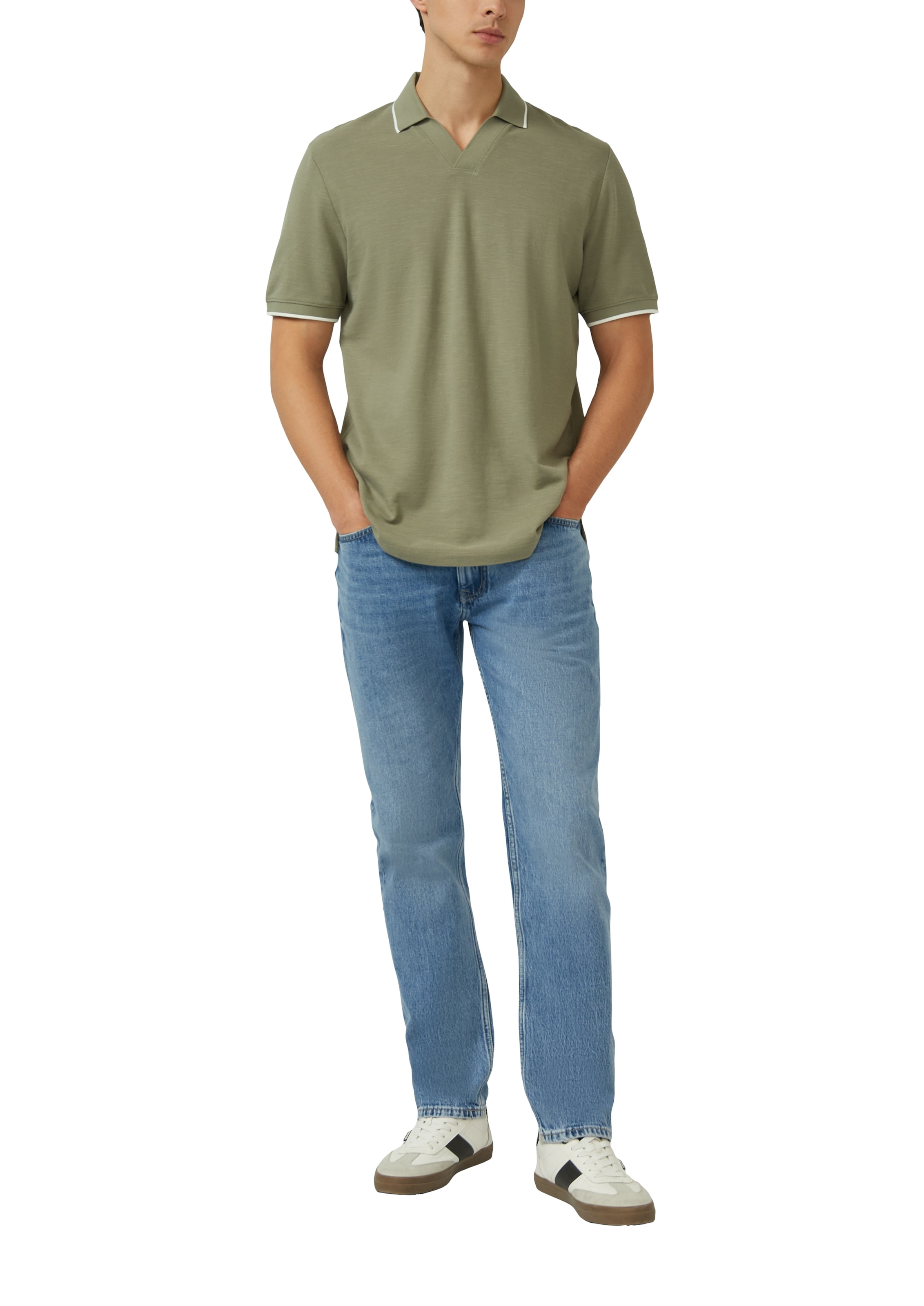 s.Oliver Kurzarmshirt mit Polokragen