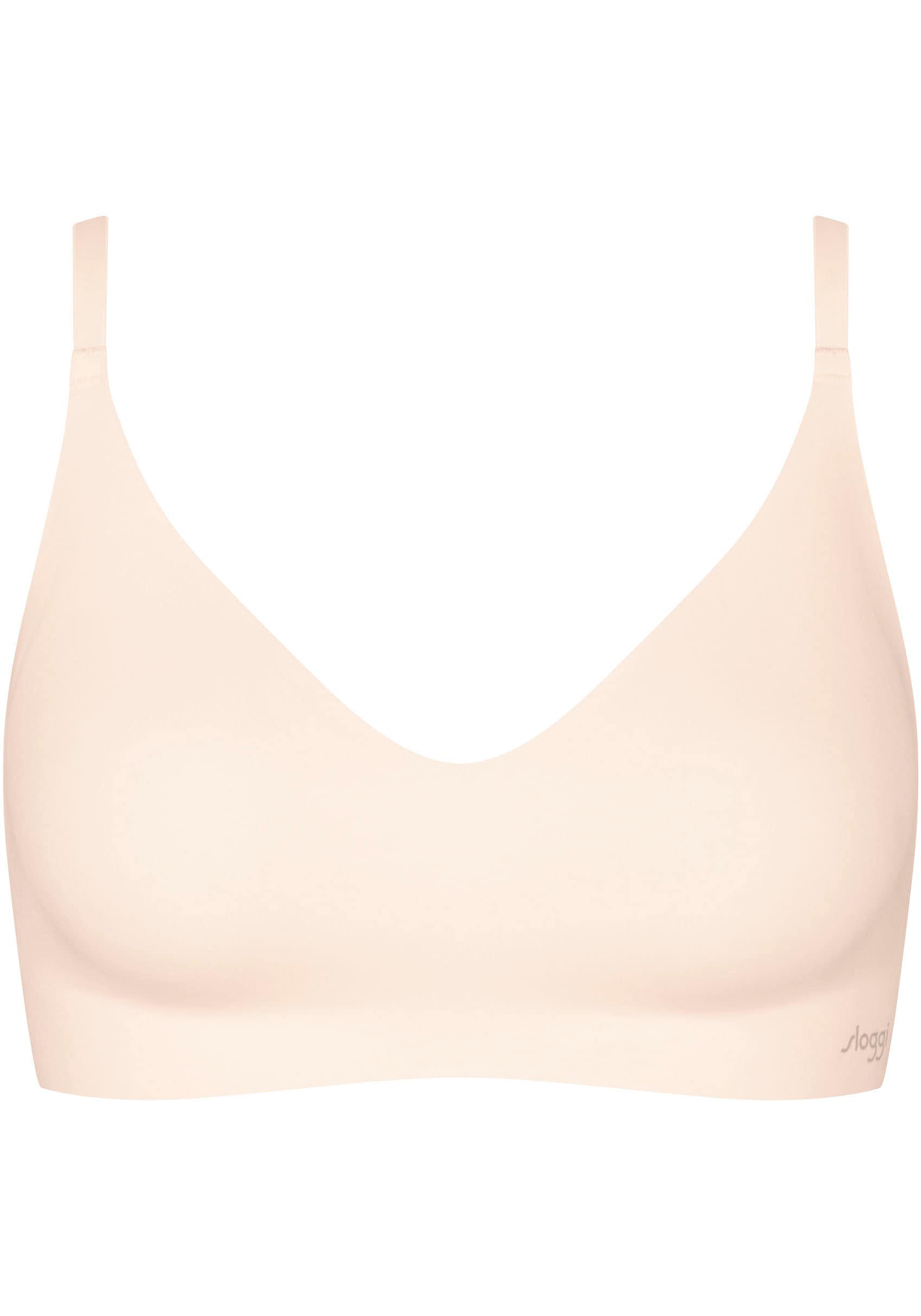 sloggi Bustier »ZERO Microfibre 2.0 Bralette«, ohne Bügel mit herausnehmbaren Pads