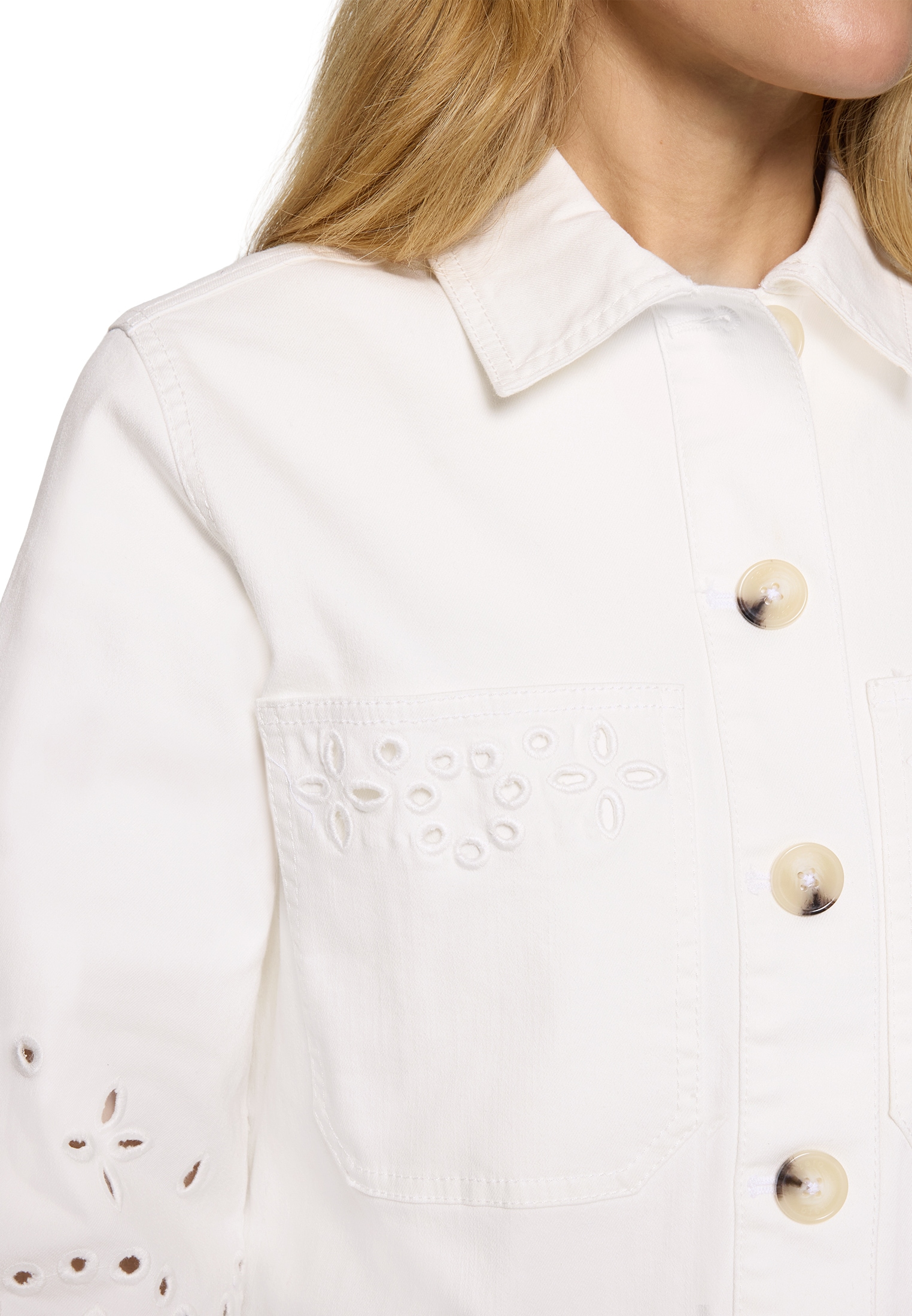 Zero Jackenblazer »Blazer-Jacke mit Lochmuster«