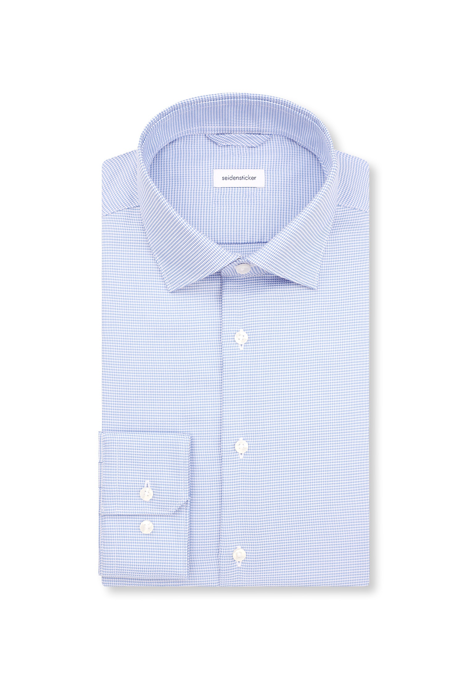 seidensticker Businesshemd »Schwarze Rose« Slim 1/1 Kentkragen Struktur