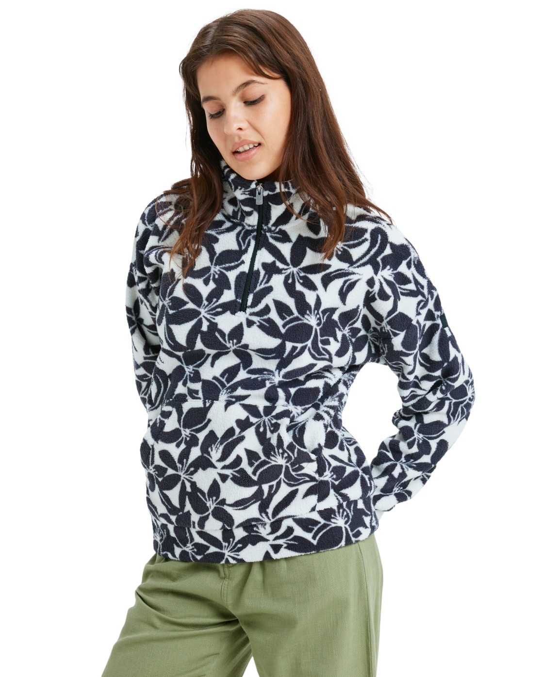 Roxy Strickfleece-Pullover »Live Out Loud«