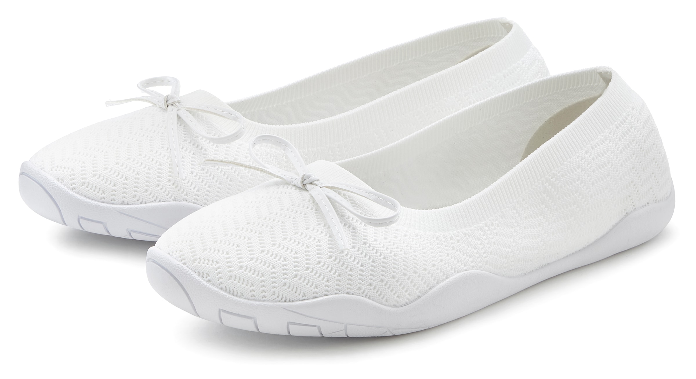 LASCANA Sneaker Ballerinas, Slipper, Halbschuh, Slip-On-Sneaker ultraleicht VEGAN