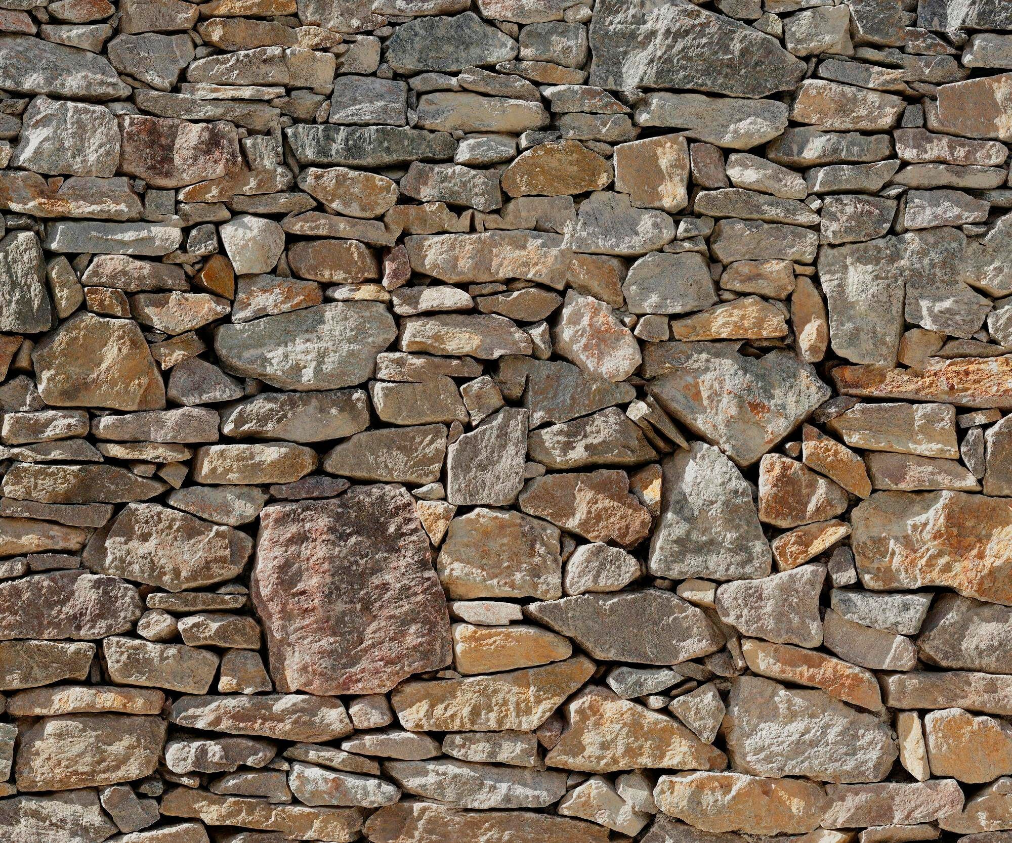 Vliestapete »Stone Wall«, 300x250 cm (Breite x Höhe), Vliestapete, 100 cm Bahnbreite