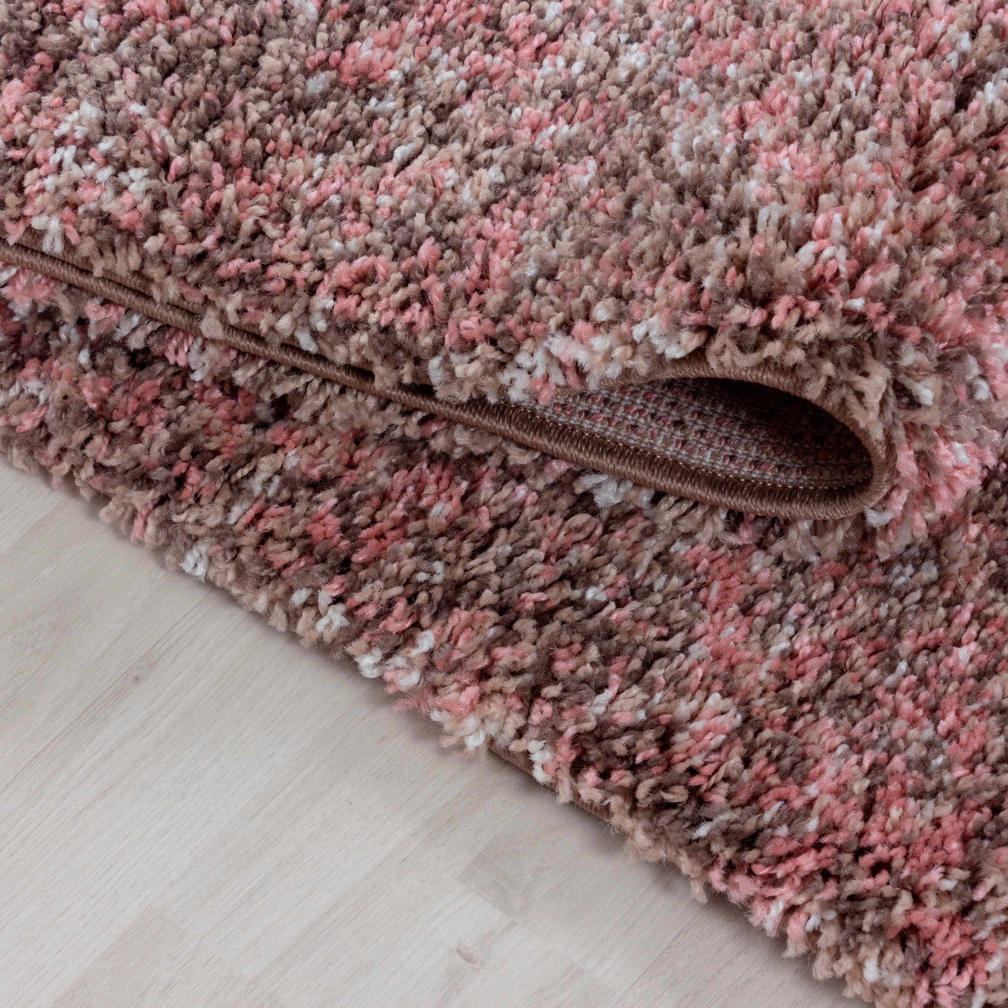 Ayyildiz Teppiche Hochflor-Teppich »Enjoy Shaggy« rund 50 mm Höhe melierter Langflor, Wohnzimmer