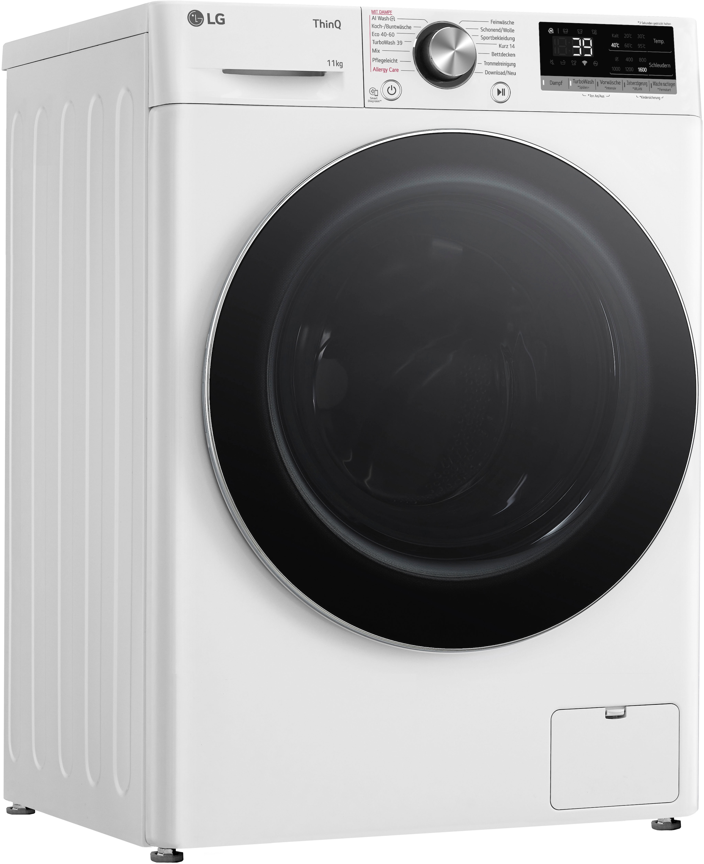 LG Waschmaschine Serie 7 »F6WR7012«, 11 kg, 1600 U/min, Steam Funktion