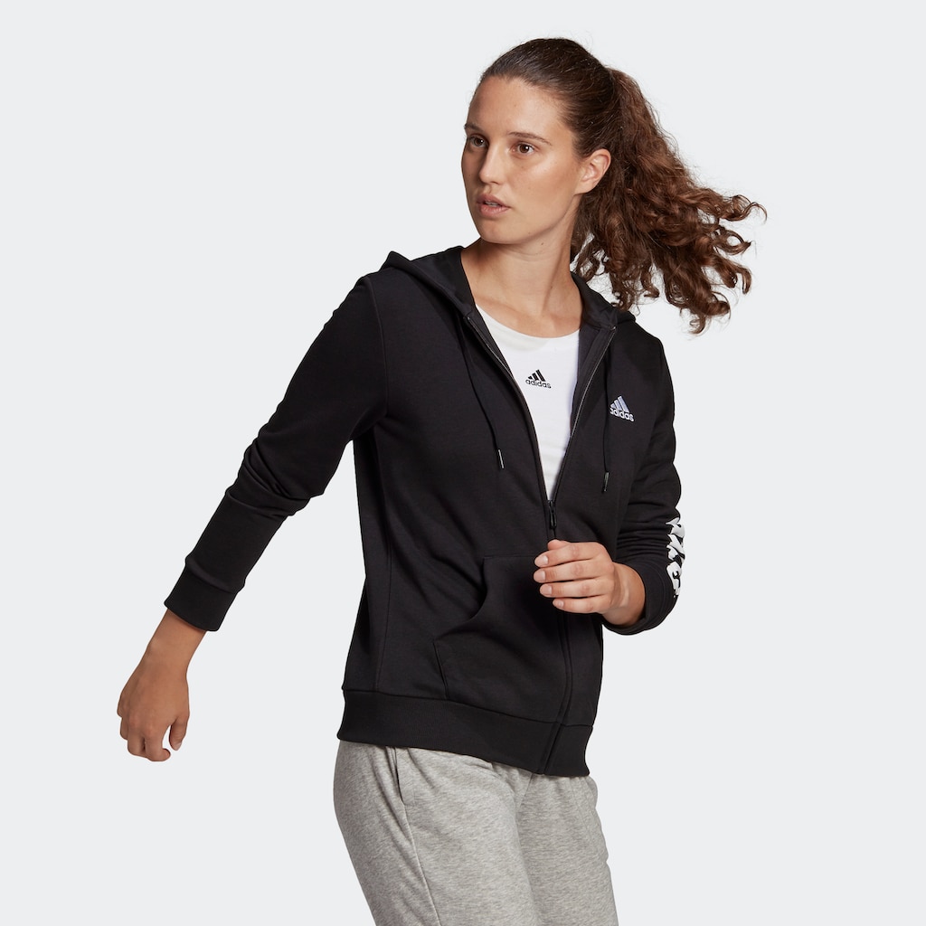 adidas Sportswear Kapuzensweatshirt »ESSENTIALS LOGO KAPUZENJACKE«