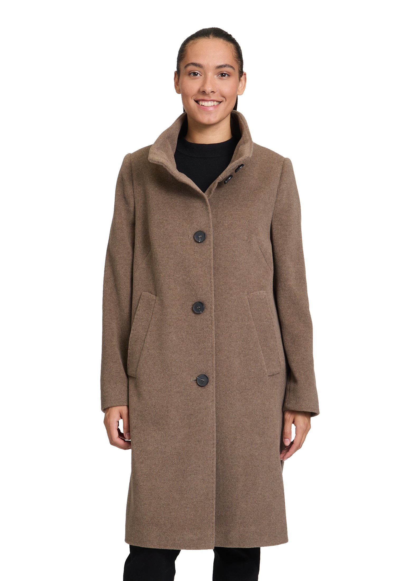Betty Barclay Wolljacke »Wollmantel mit Kragen«