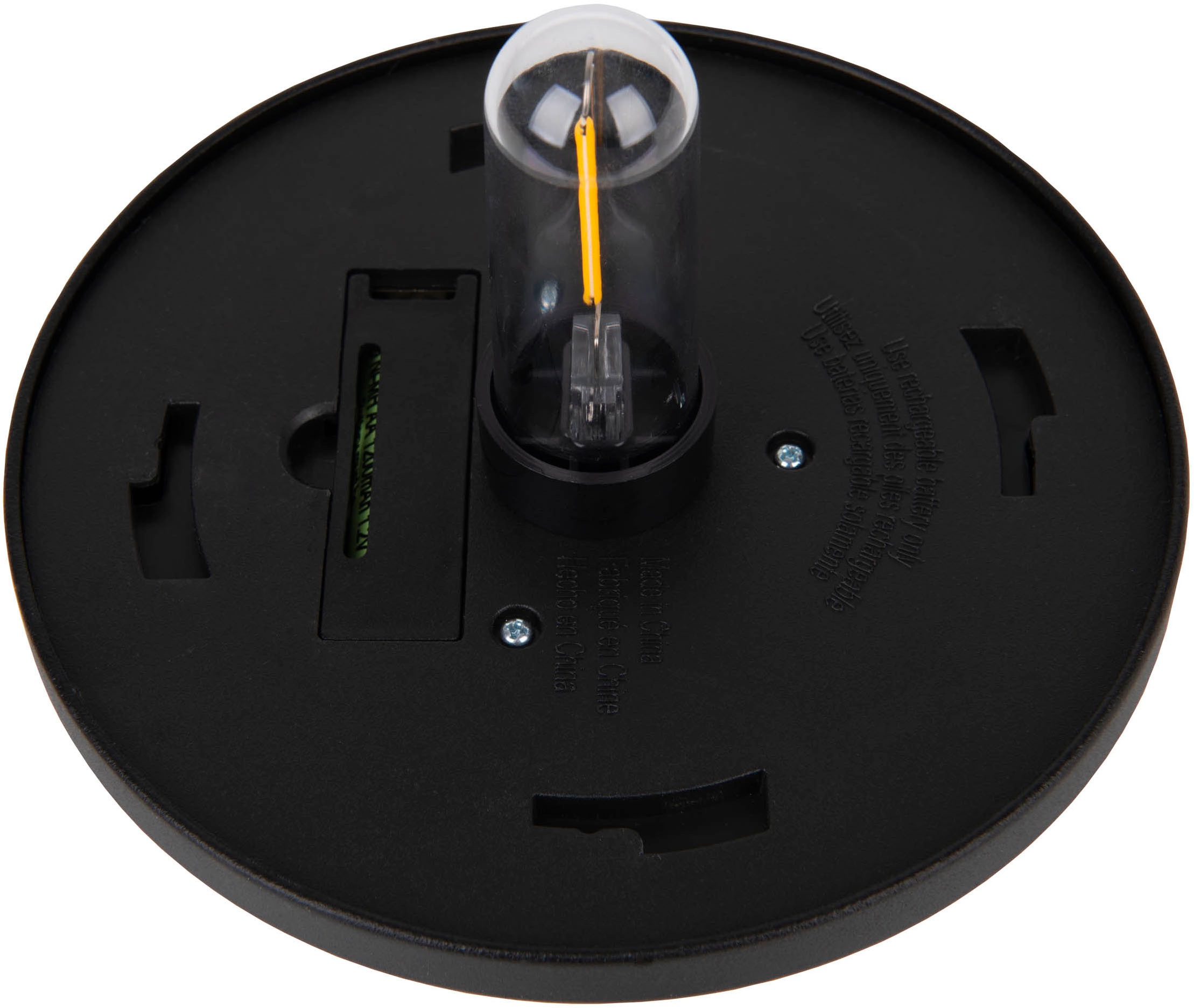 näve LED Solarleuchte »Simon« LED-Modul 1 Stk. Warmweiß Spieß schwarz, strukturierter Glasschirm , H: 54,7cm, Dämmerungssensor