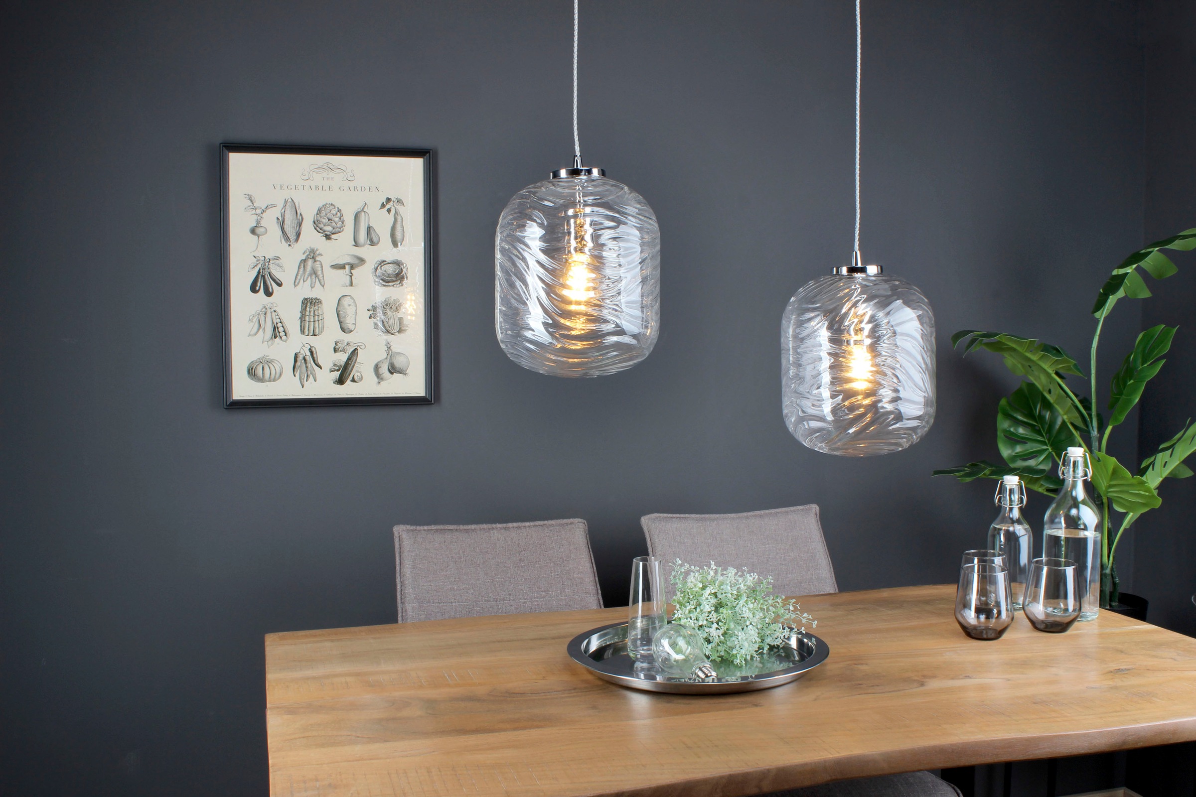 ECO-LIGHT Pendelleuchte »Nereide«, Leuchtmittel E27 | ohne Leuchtmittel