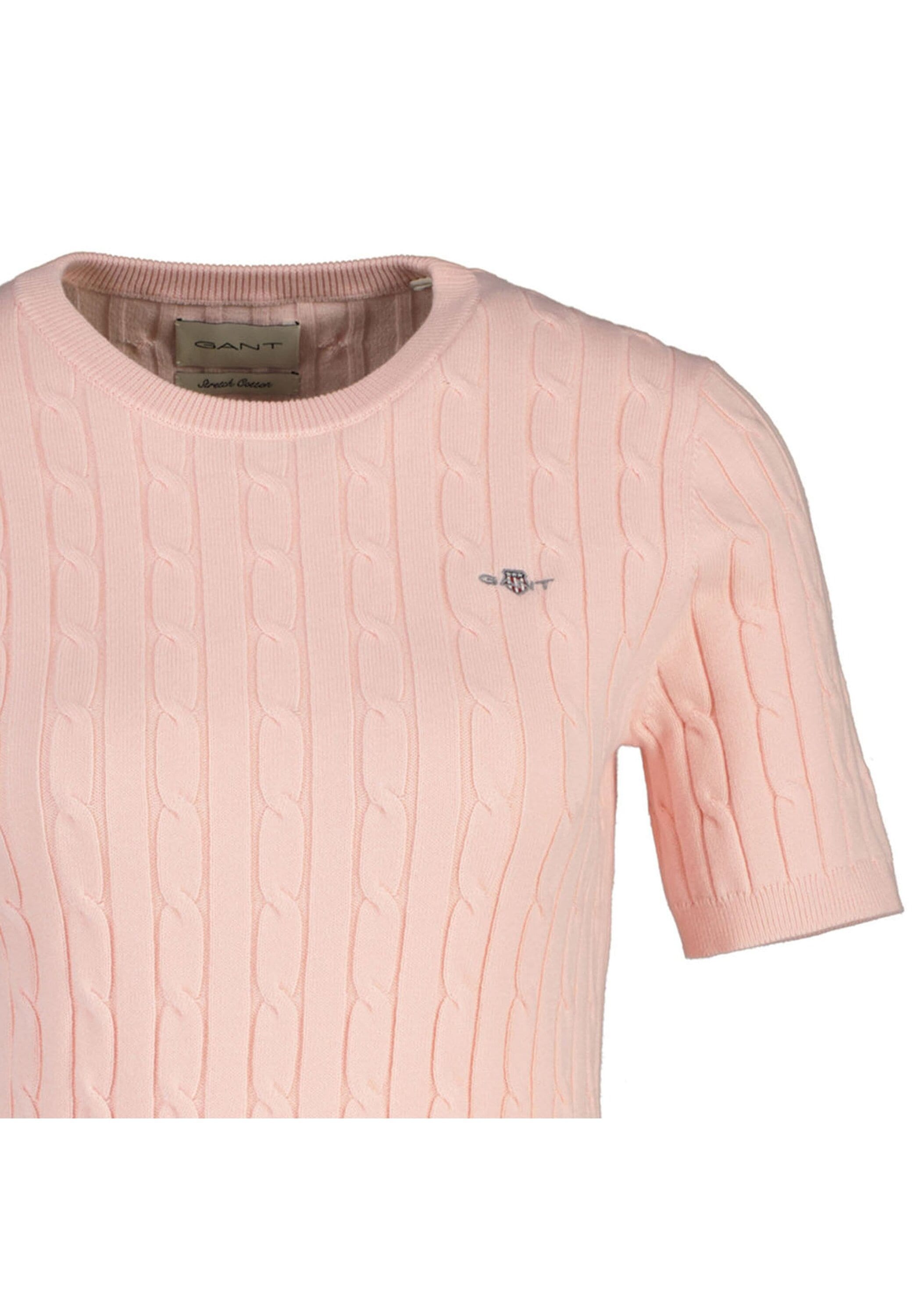 Gant T-Shirt »T-Shirt STRETCH COTTON CABLE C-NECK 1er Pack«