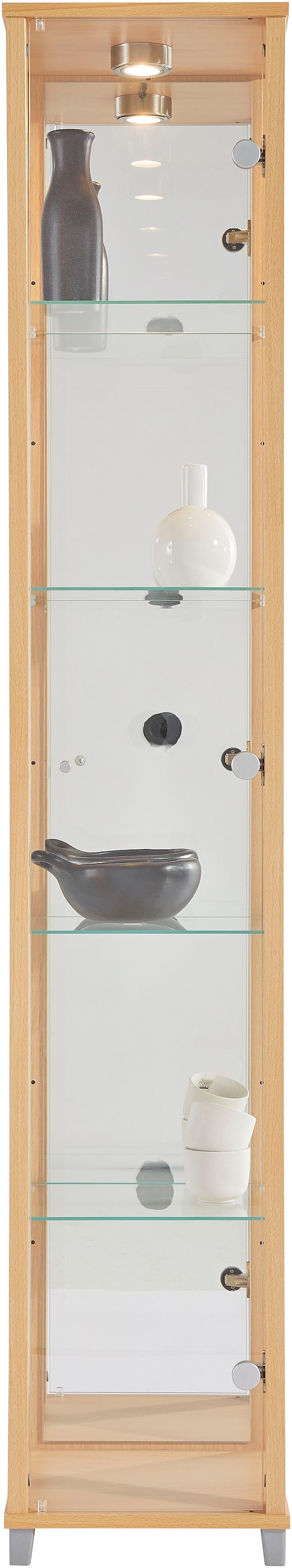 fif möbel Vitrine »OPTIMA« Standvitrine/Glasvitrine 1x Glastür,perfekt für Sammler,Sammlervitrine