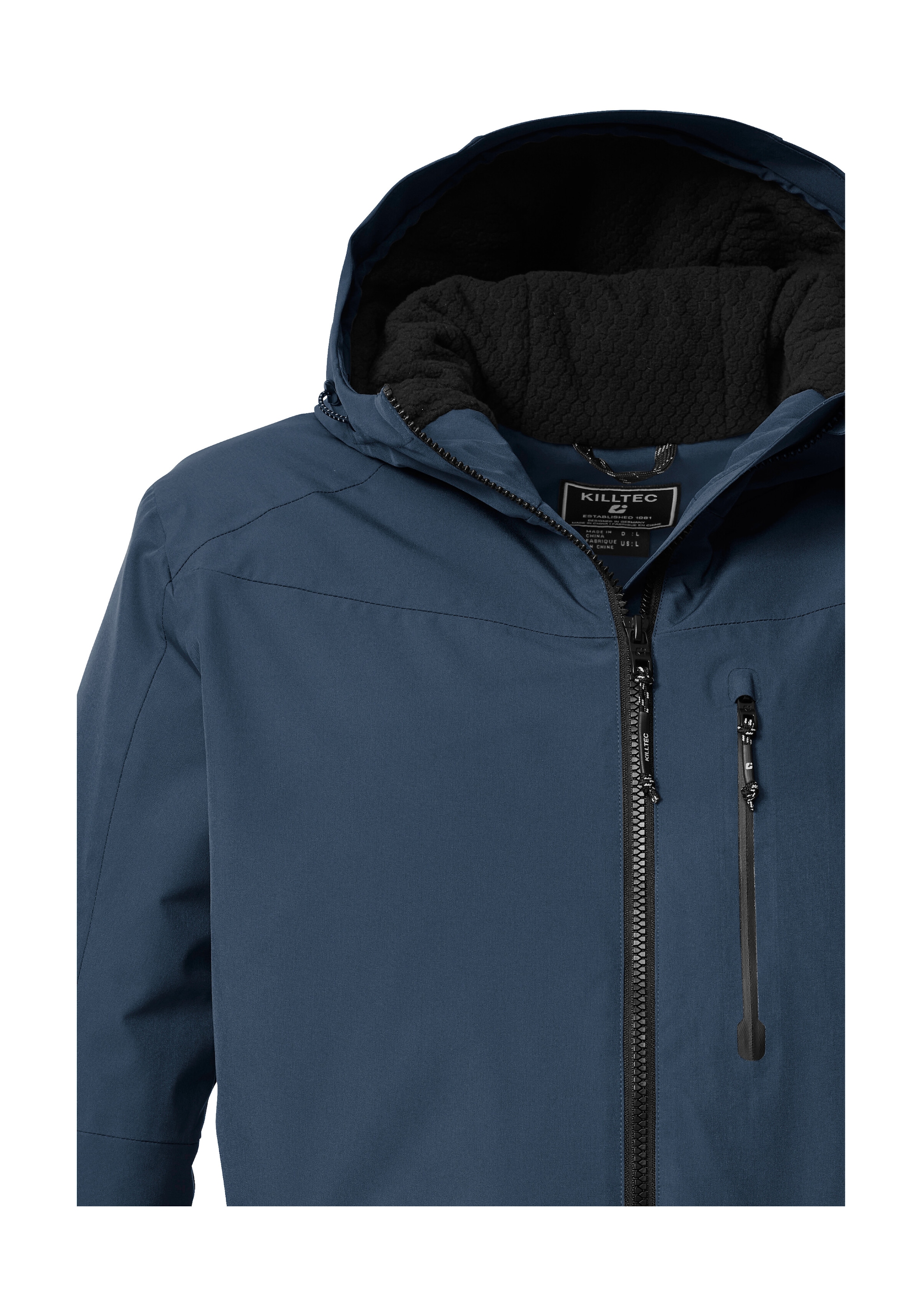 Killtec Funktionsjacke »KOW 81 MN JCKT« Wasser- und winddichte Herrenjacke mit verstellbarer Kapuze