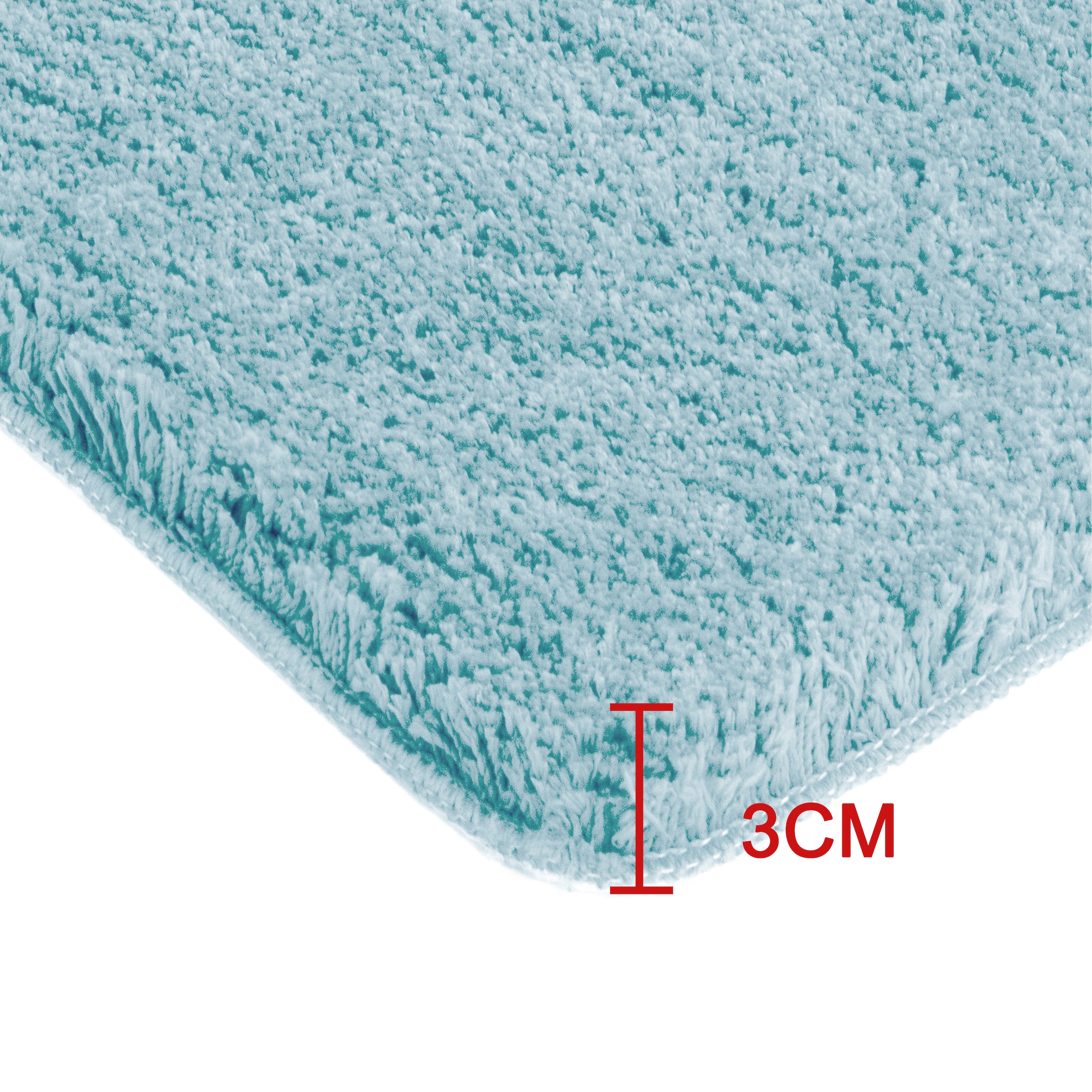 my home Badematte »Sanremo, Badvorleger, Badezimmer Teppich, sehr weich« Höhe 30 mm rutschhemmend beschichtet fußbodenheizungsgeeignet | schnell trocknend Badteppich, unifarben, rechteckig, rund & als 3-tlg. Set erhältlich