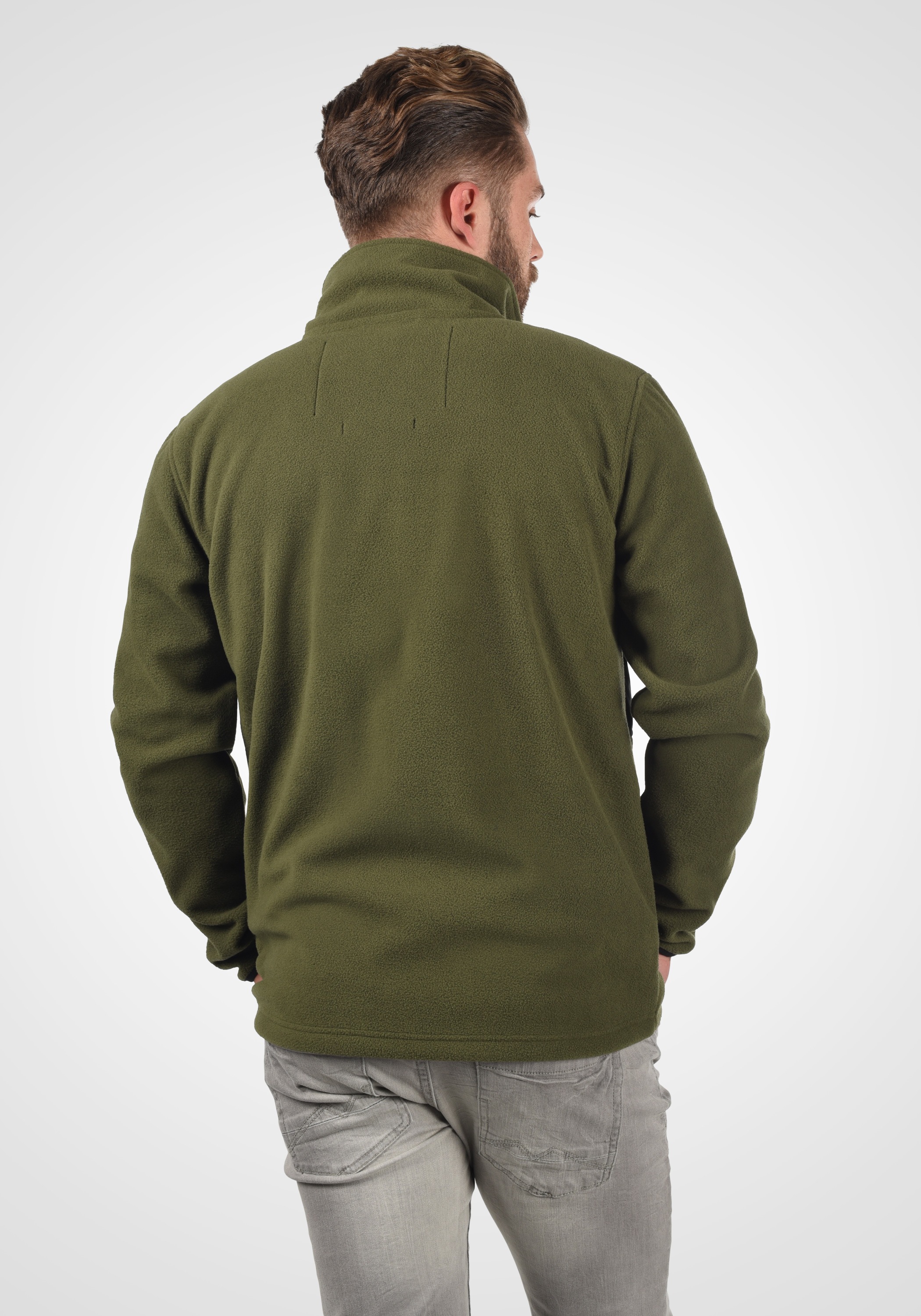 Indicode Fleecejacke »Fleecejacke IDBirch«, ohne Kapuze