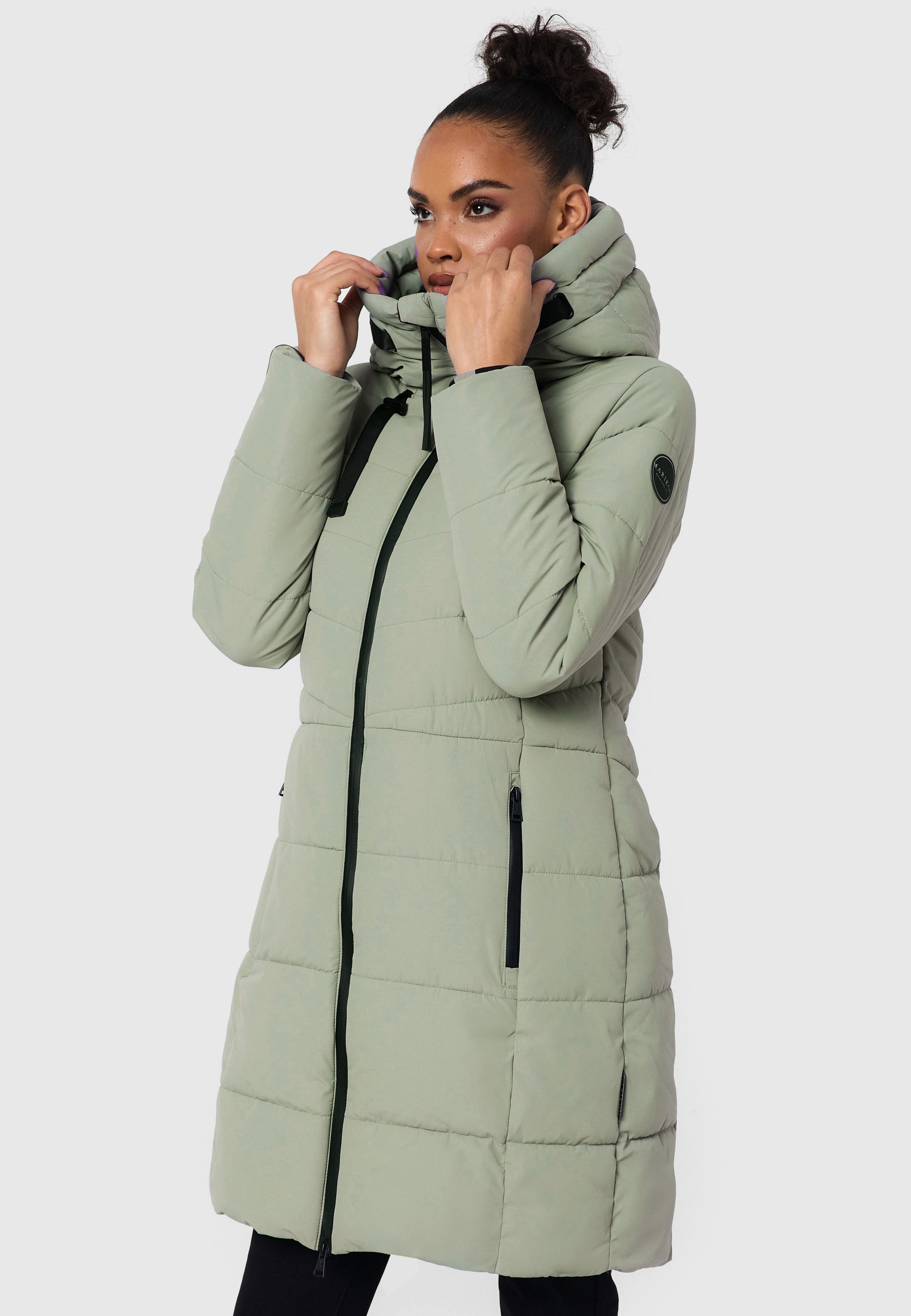 Marikoo Winterjacke »Marikoo Natsukoo Damen Winter Steppjacke lang B978«