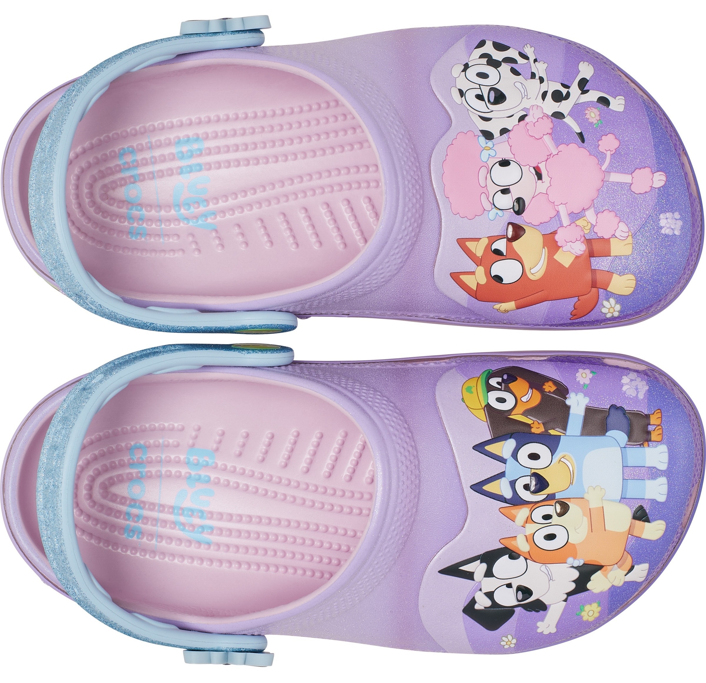Crocs Clog »Bluey Multi Pink Classic«  Strandschuh, Sommerschuh, Hausschuh mit süßen Tiermotiven