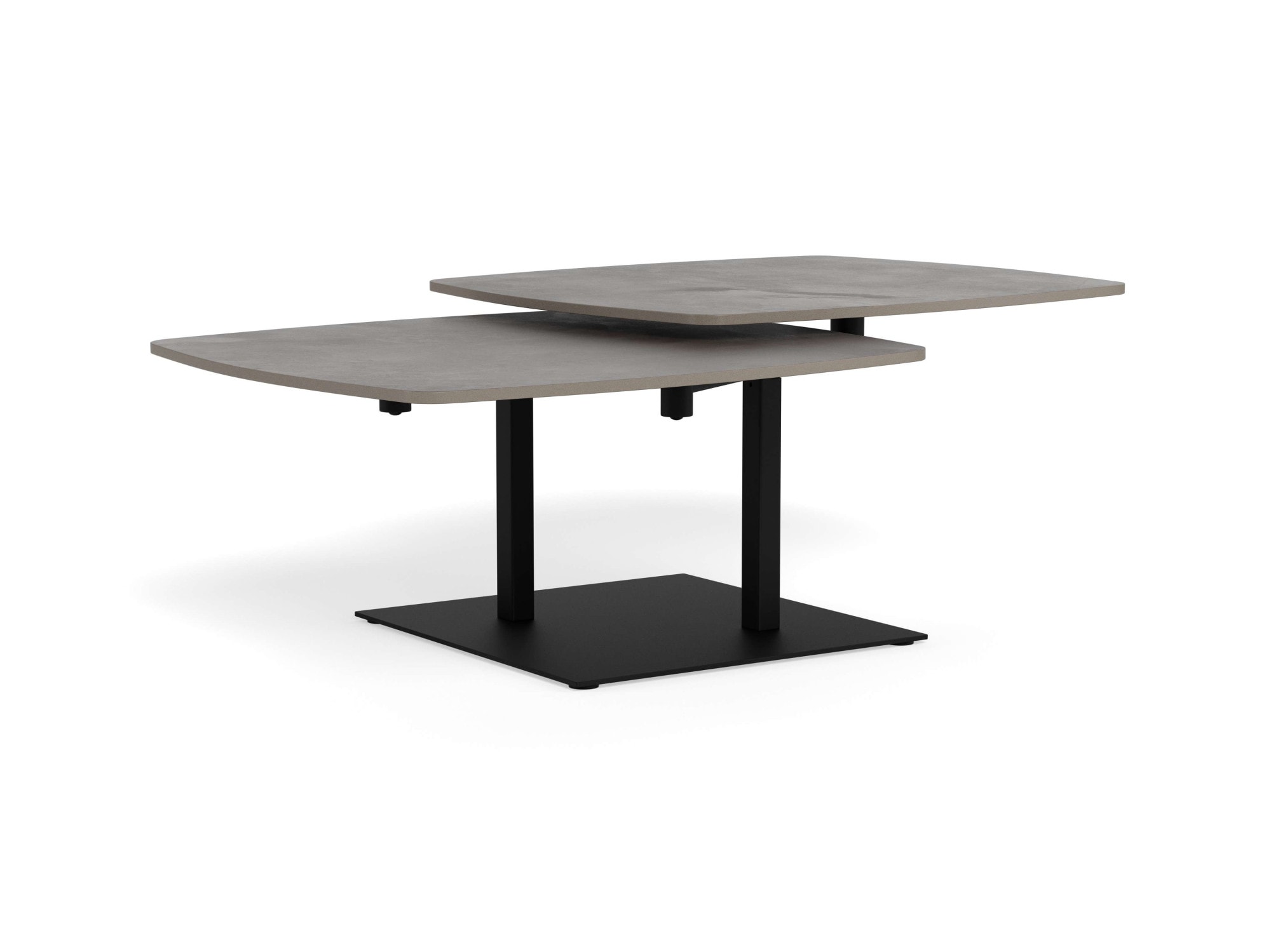 ACTONA GROUP Couchtisch »Carballo« Tisch, grau, Rotation,122x70x40cm