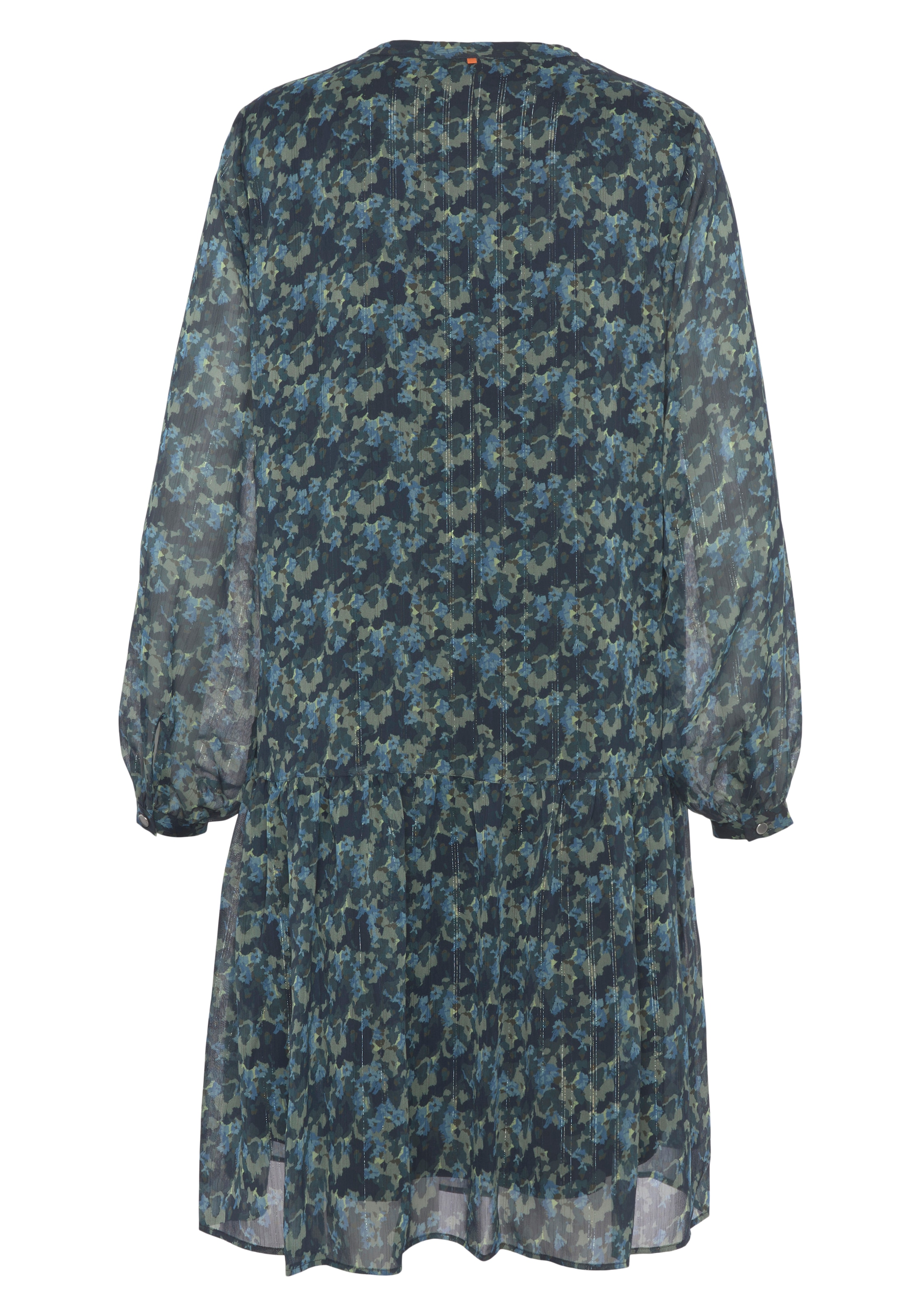 BOSS ORANGE Blusenkleid »C_Dalliana«, mit abstraktem Alloverdruck bestellen  online bei OTTO