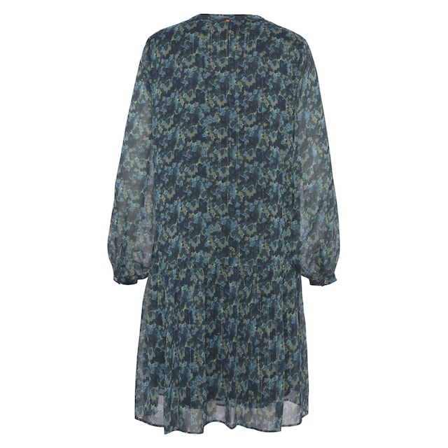 BOSS ORANGE Blusenkleid »C_Dalliana«, mit abstraktem Alloverdruck bestellen  online bei OTTO