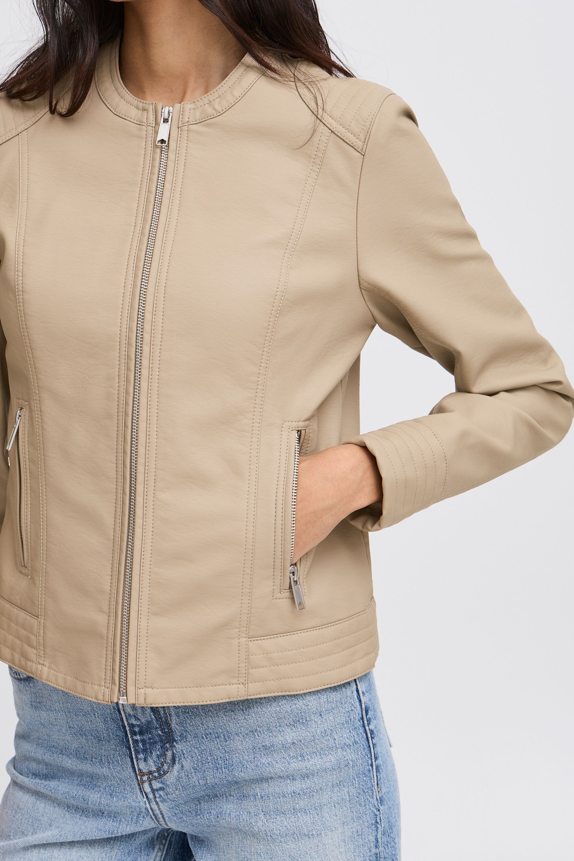b.young Lederimitatjacke »Lederimitatjacke BYAcom«