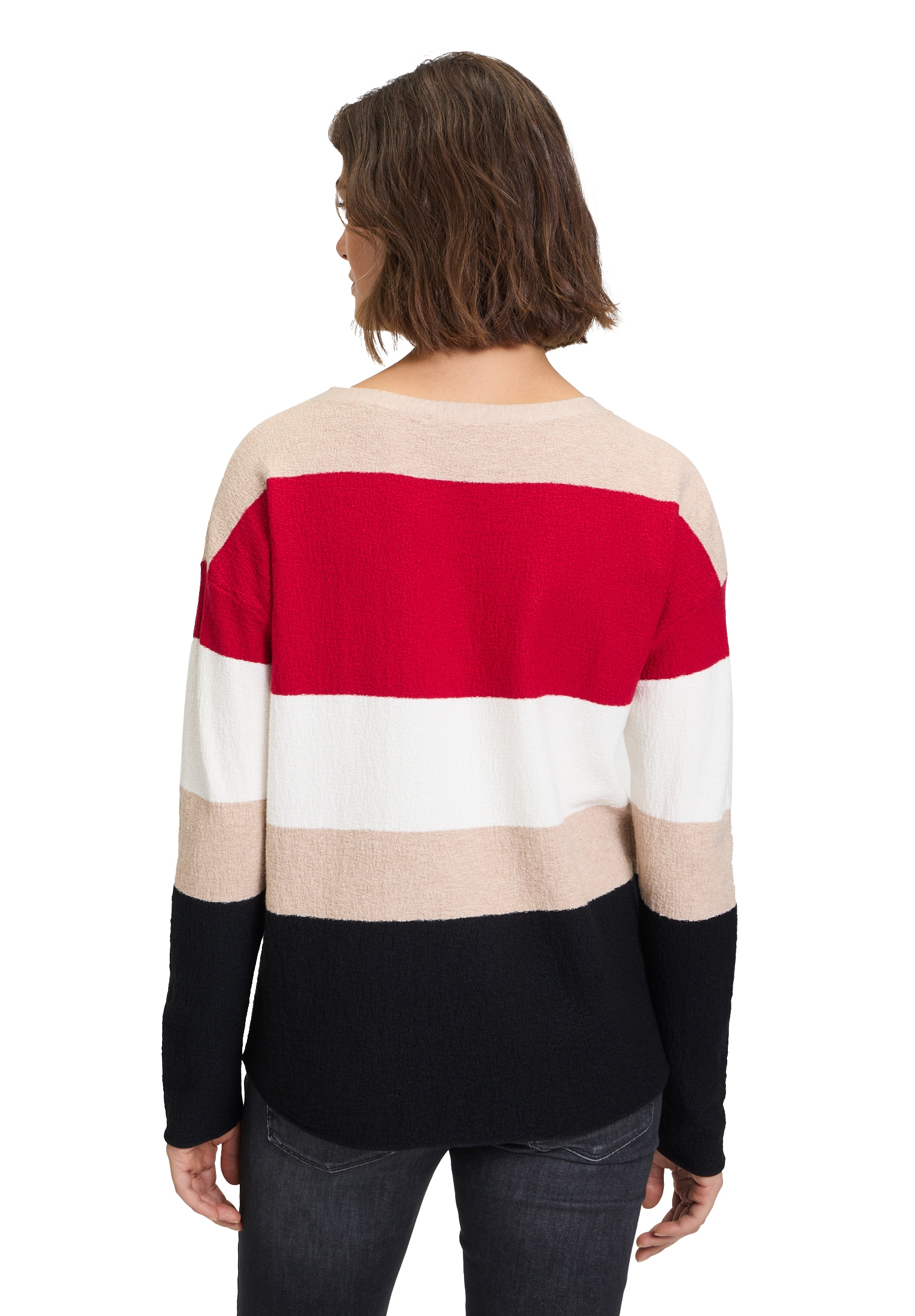 Betty&Co Strickpullover »Strickpullover mit Streifen«