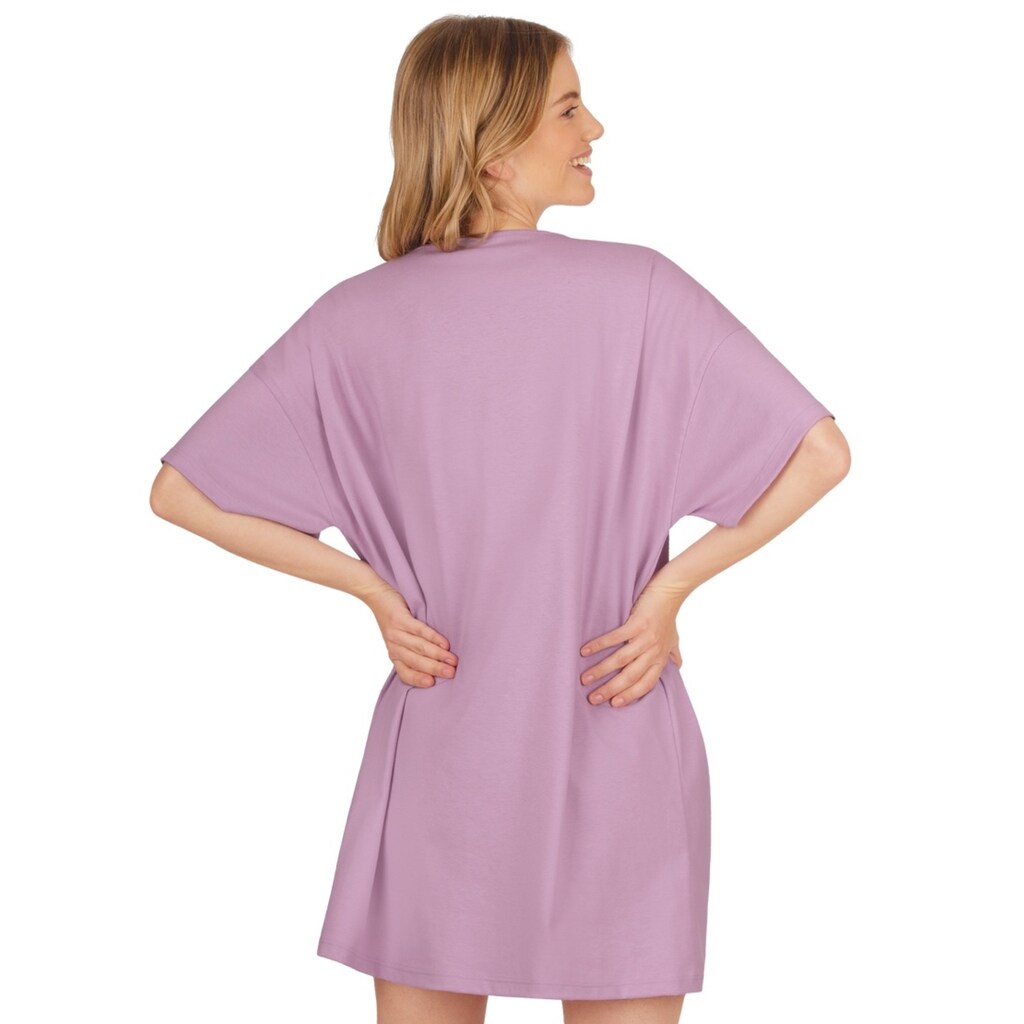 Trigema Shirtkleid »TRIGEMA Schlafshirt mit niedlichem Druckmotiv«
