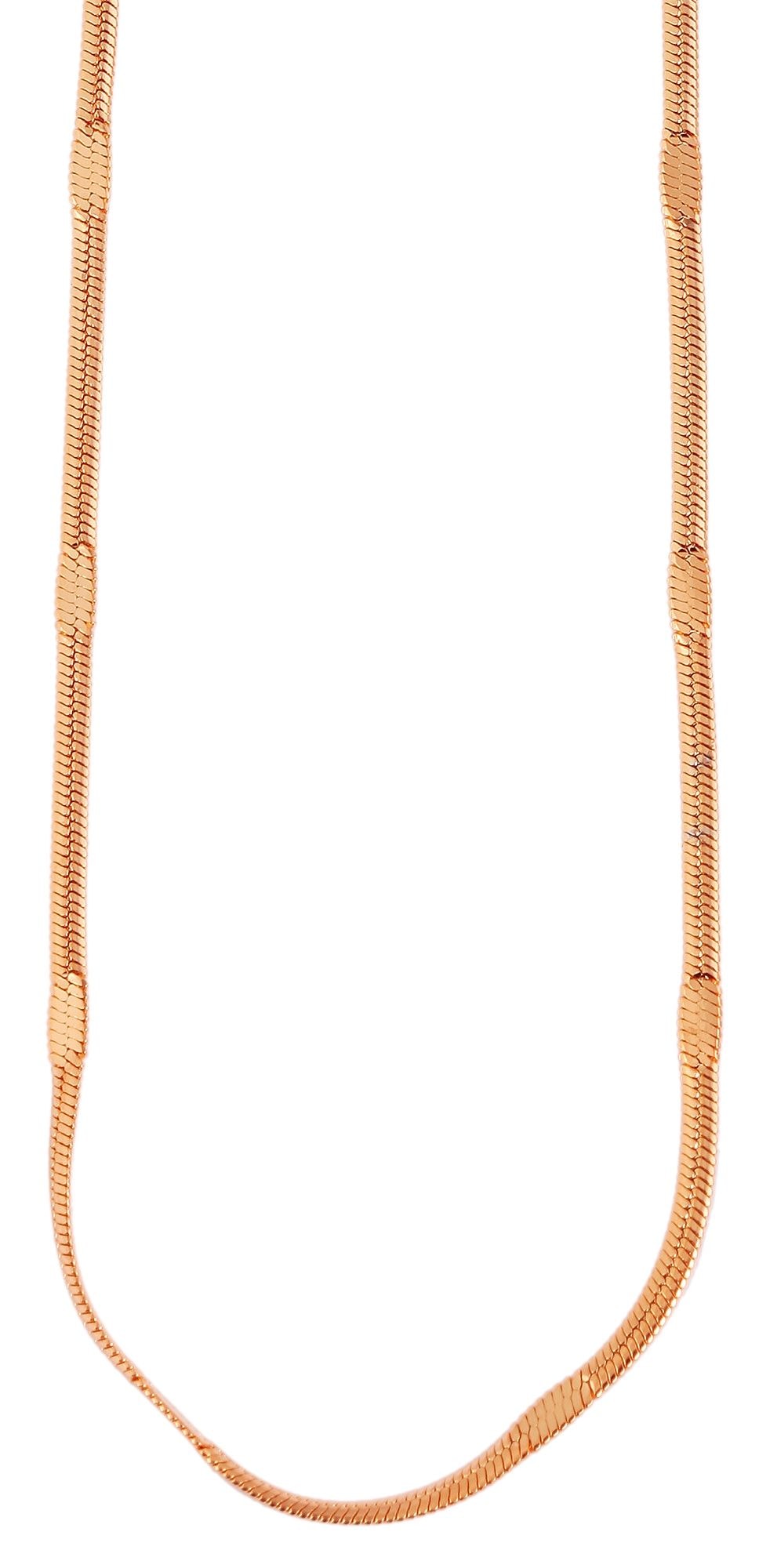 Adelia´s Schlangenkette »Damen Halskette ¿ Schlangenkette aus Edelstahl 45 cm«