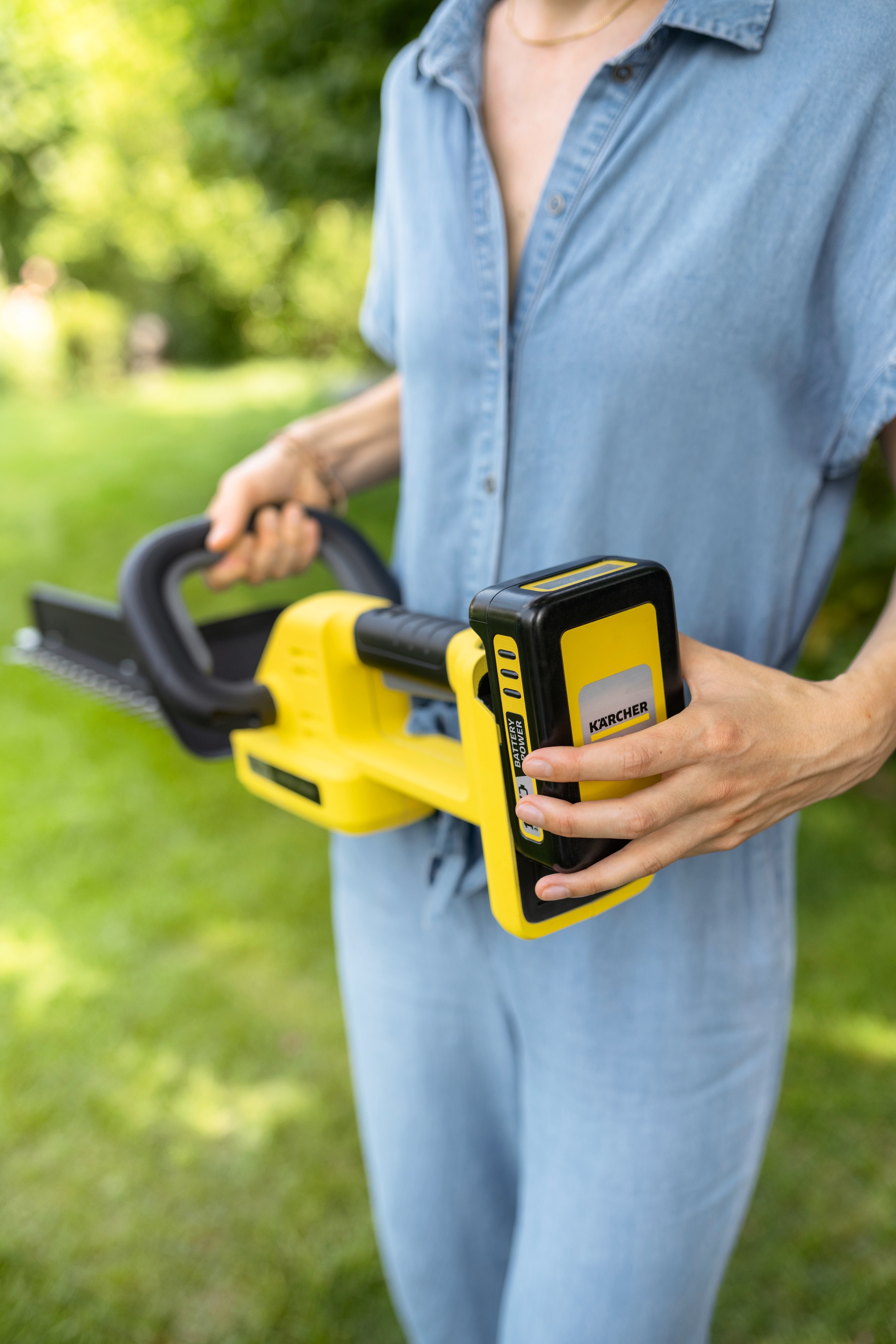 KÄRCHER Akku-Heckenschere »HGE 3-18 BATTERY SET *EU« ()