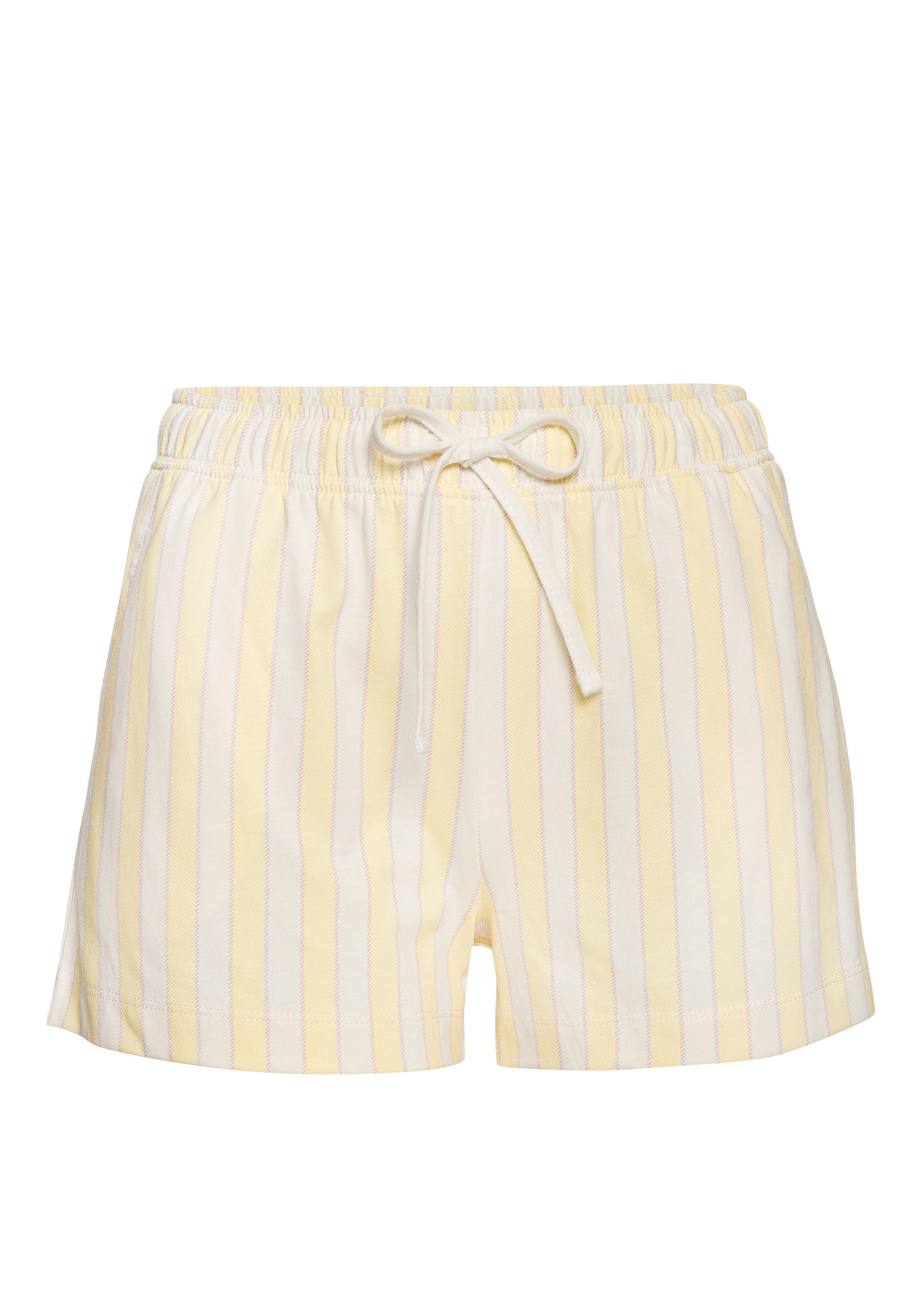 Vivance Dreams Pyjamashorts, mit zartem Streifenmuster