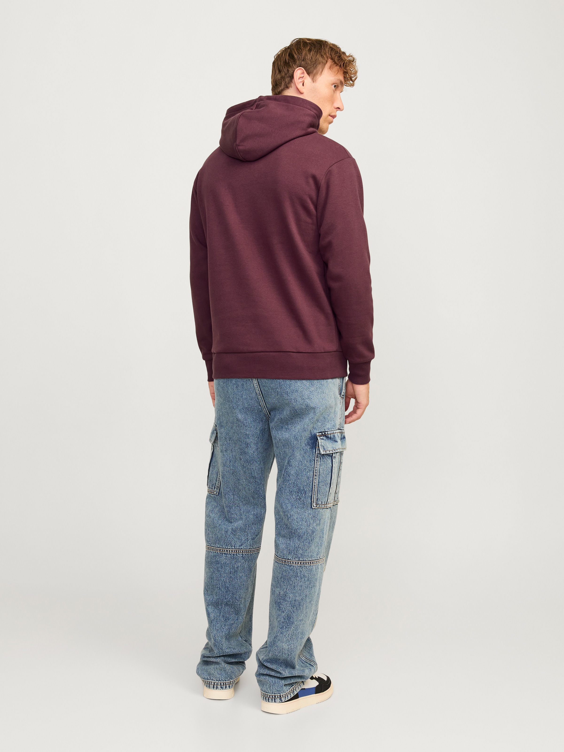 Jack & Jones Kapuzensweatshirt »JJECALEB VARSITY SWEAT HOOD NOOS«